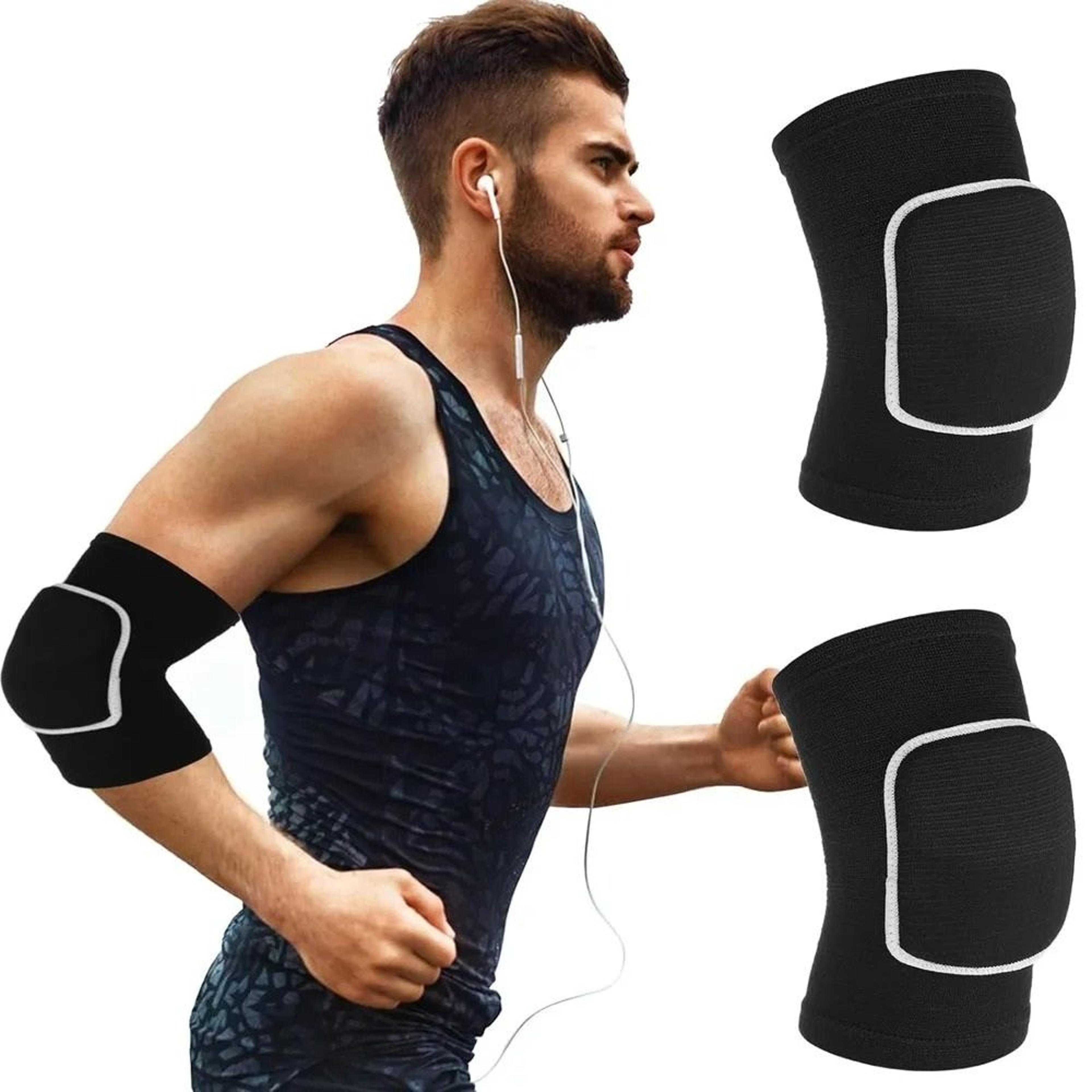 soft elbow pads with thickened sponge cushioning