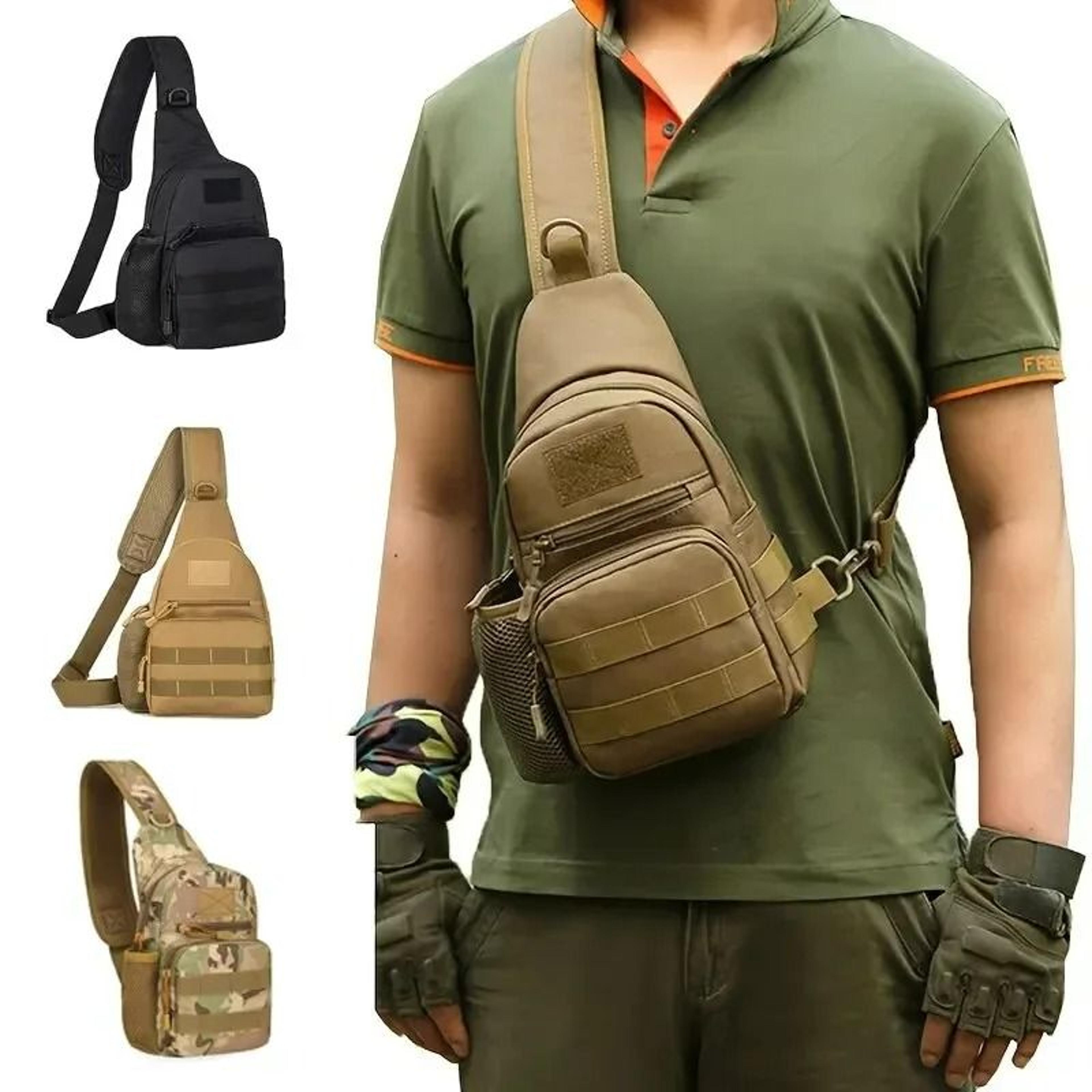 tactical molle shoulder sling bag & hiking backpack