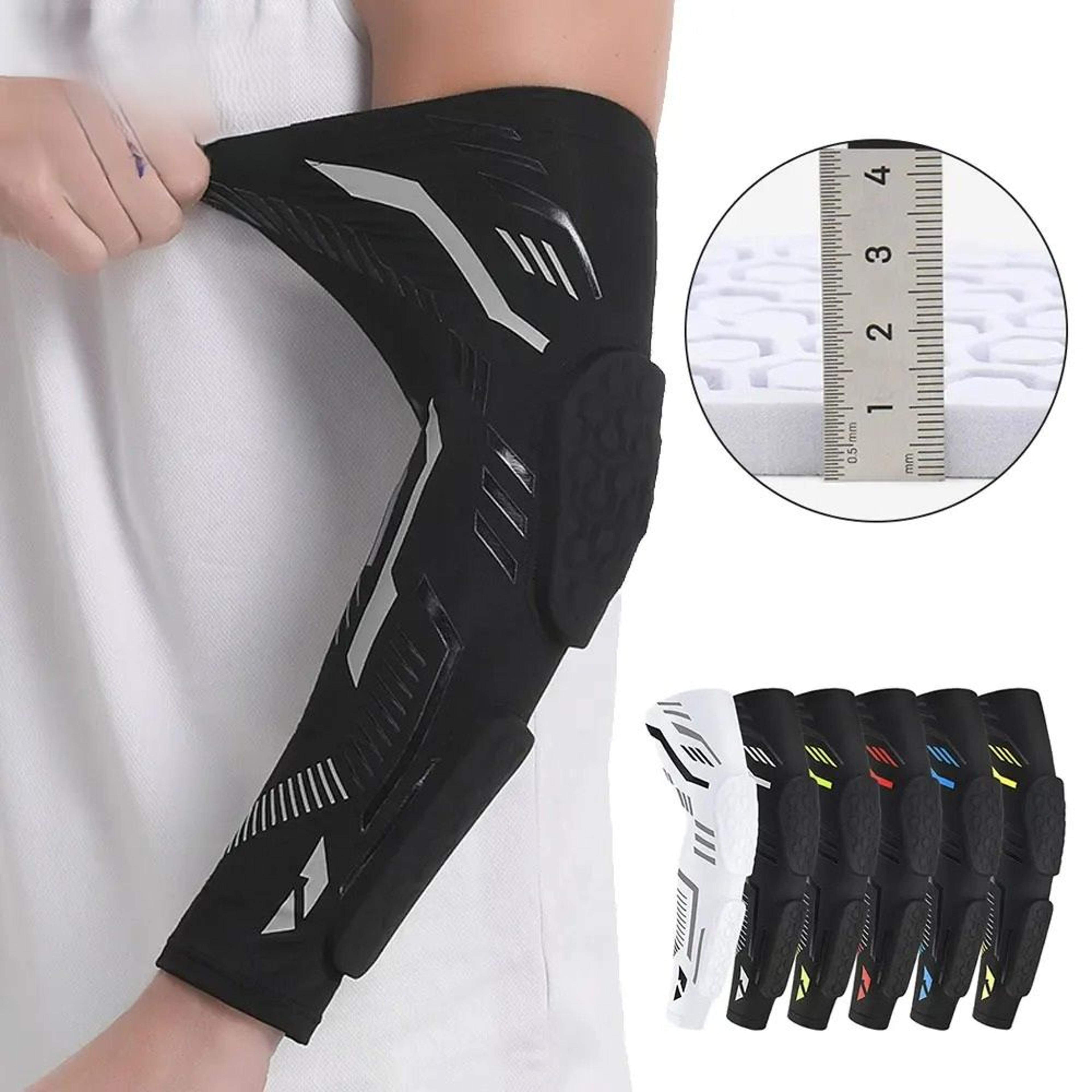 sports padded arm sleeves & protective compression elbow guards