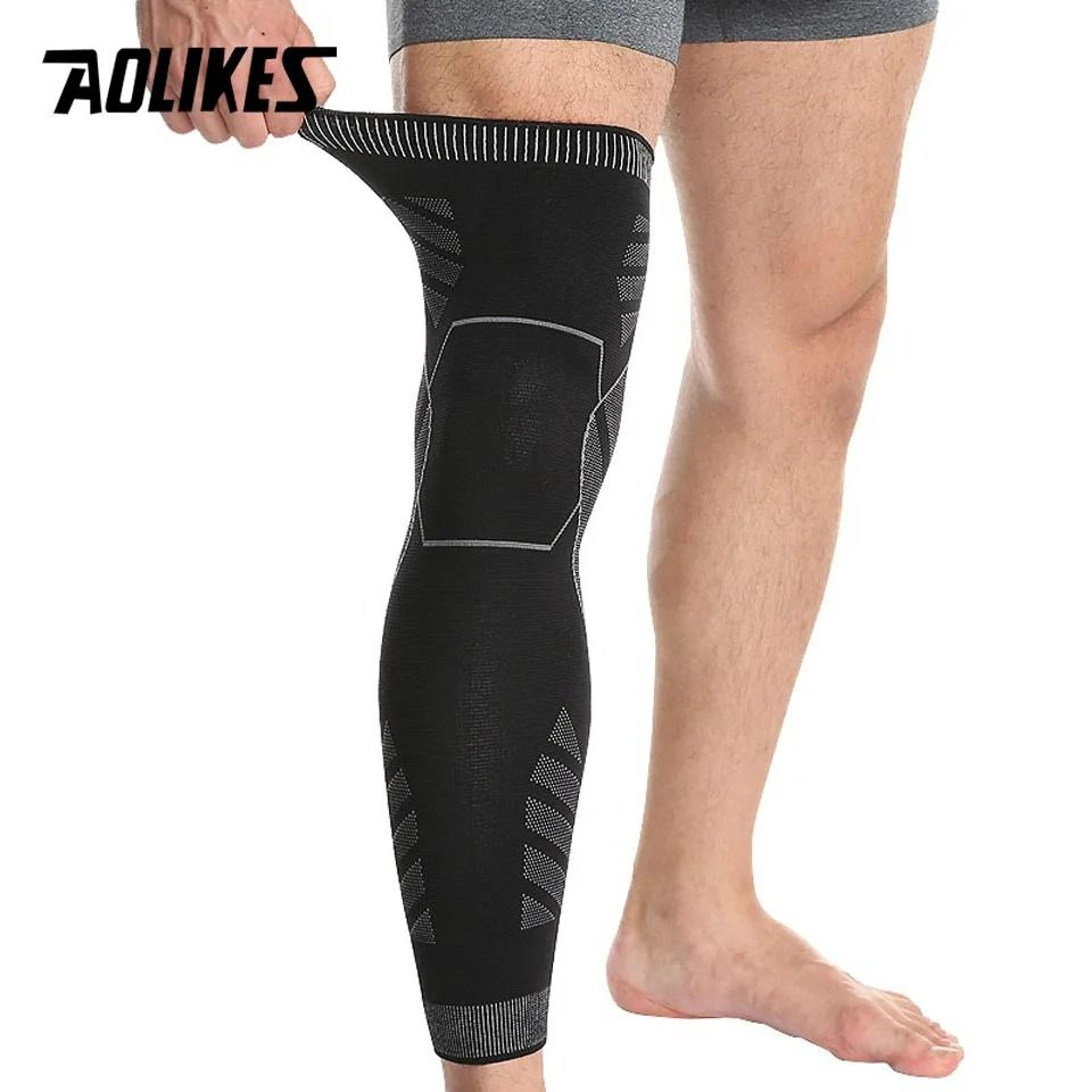 sports full leg compression sleeves & knee support