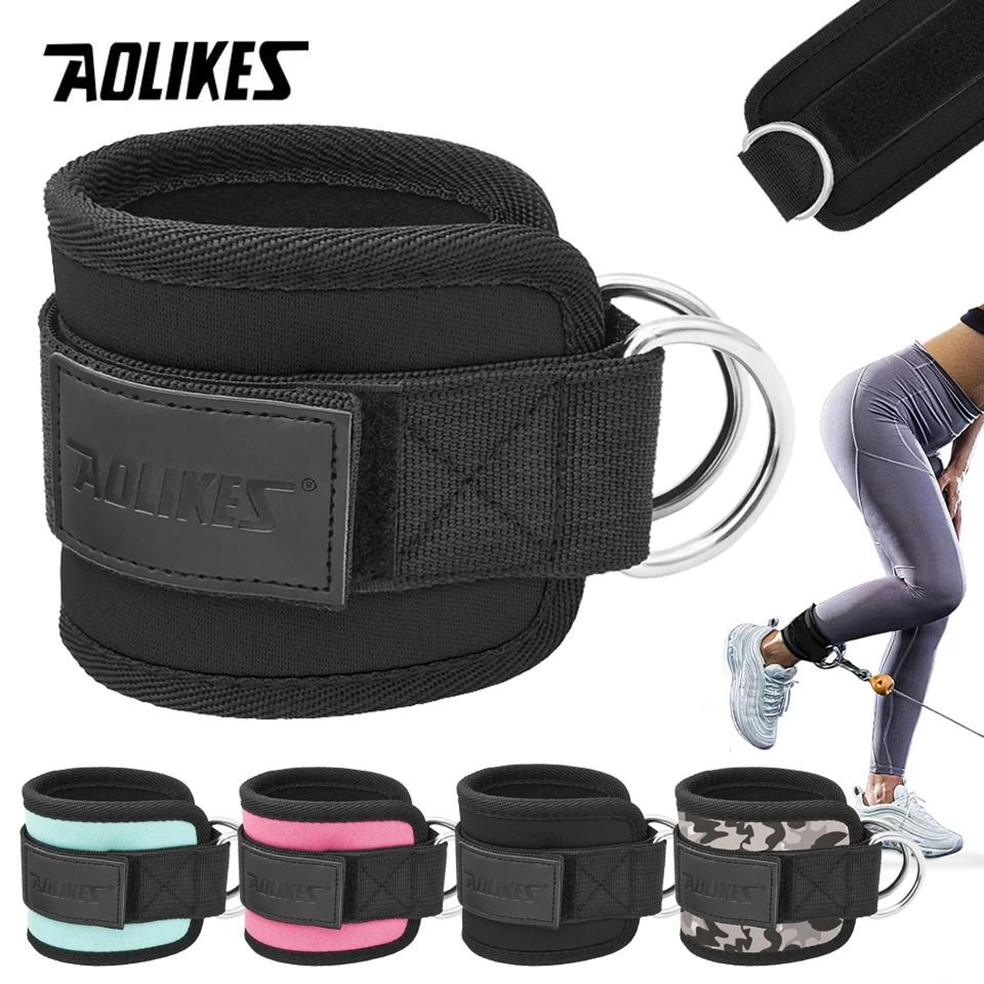 adjustable d-ring ankle straps for cable machines