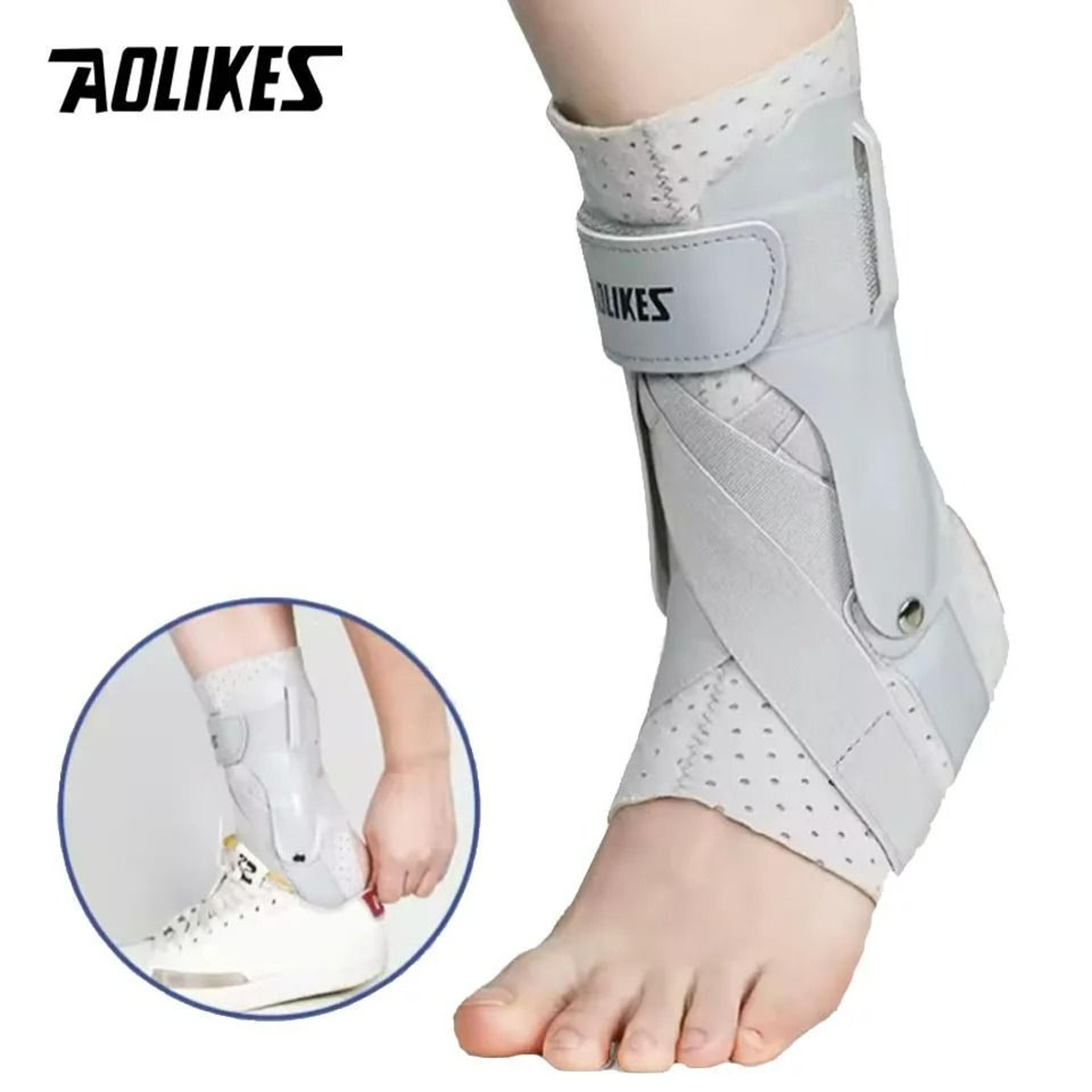 sports ankle support brace with side stabilizers