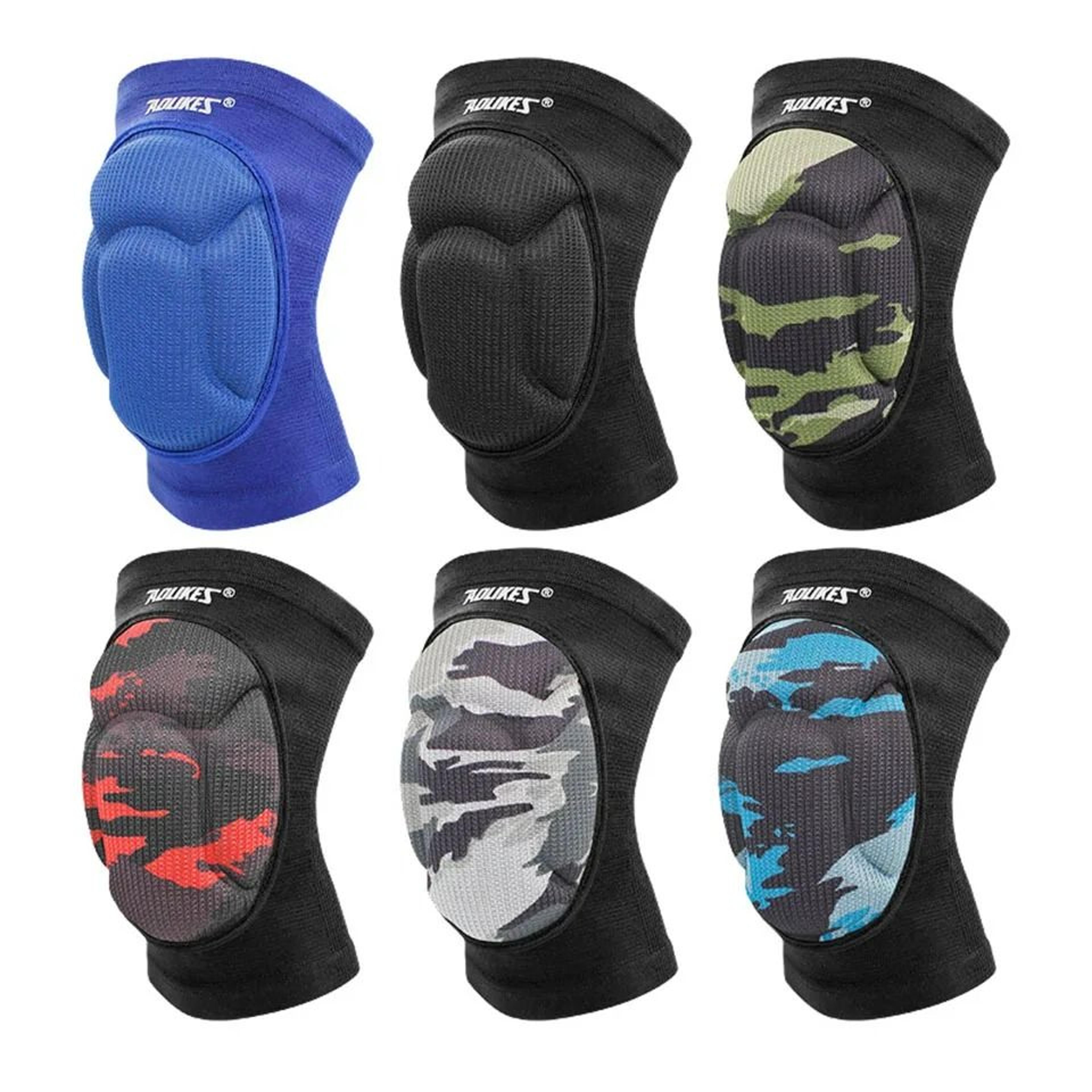 thick sponge protective knee pads and high-elastic support sleeves