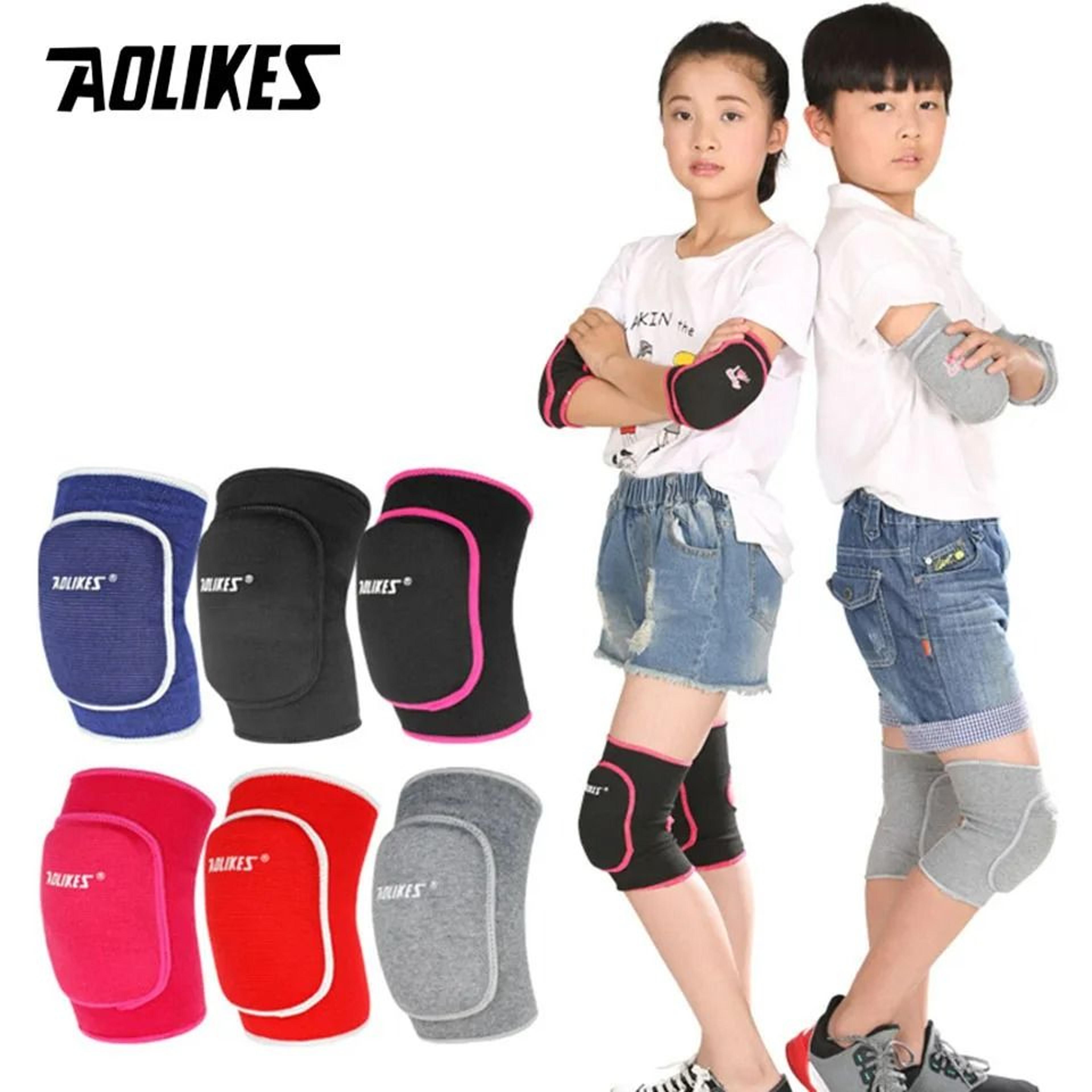 kids thick sponge knee pads for dance, volleyball & sports (1 pair)