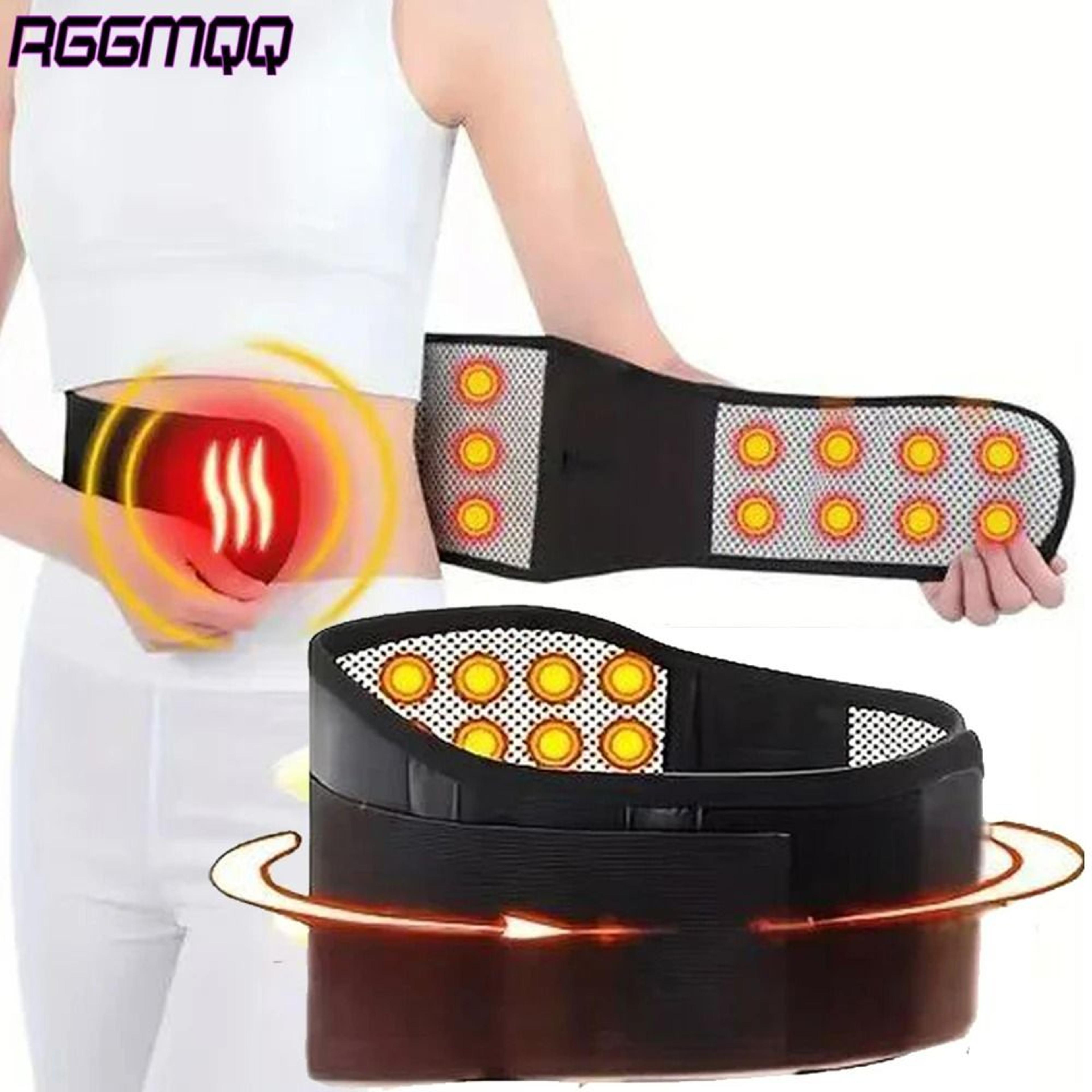 self-heating magnetic therapy lumbar support belt