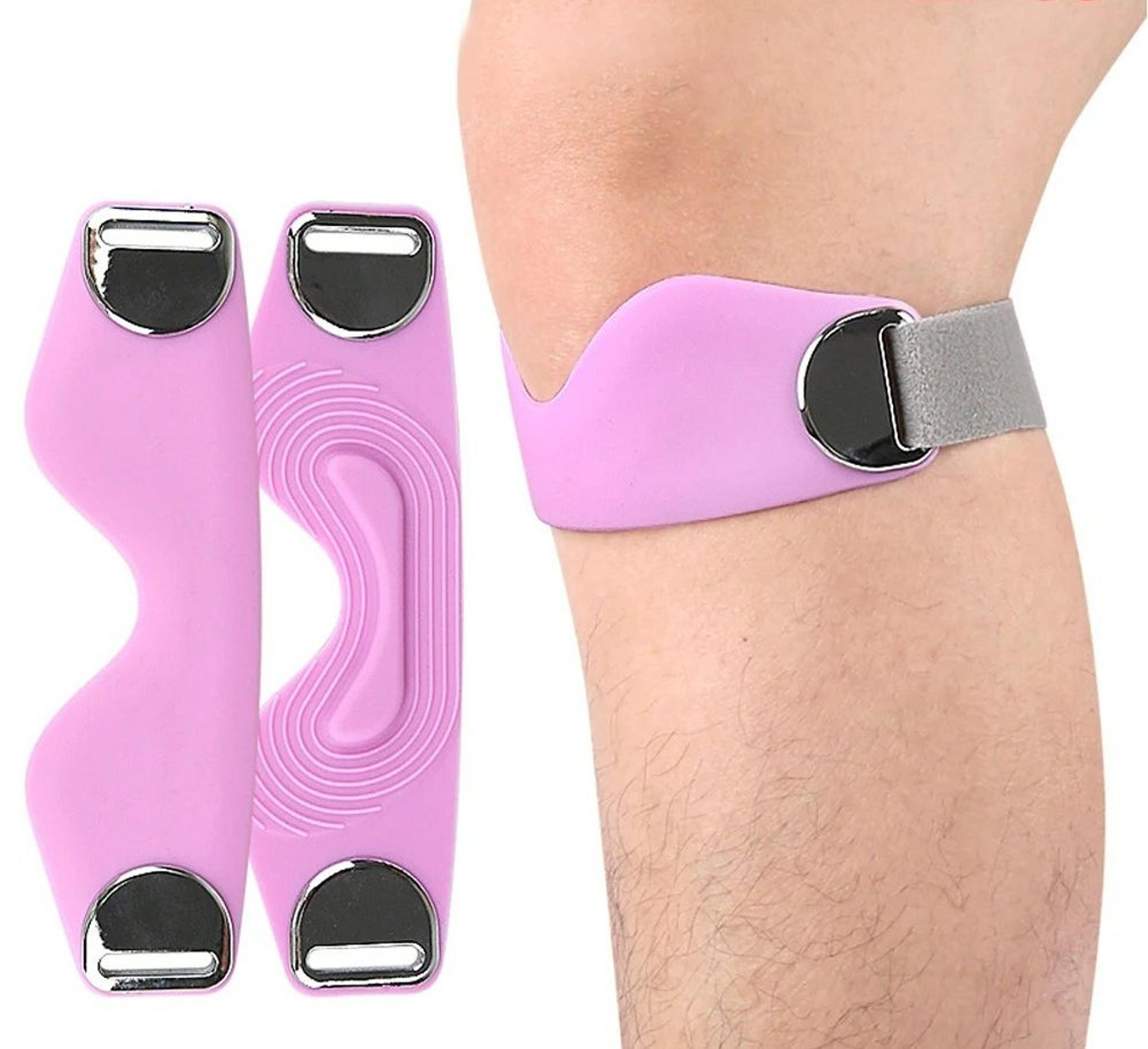 adjustable silicone patellar tendon support straps (1 pair)