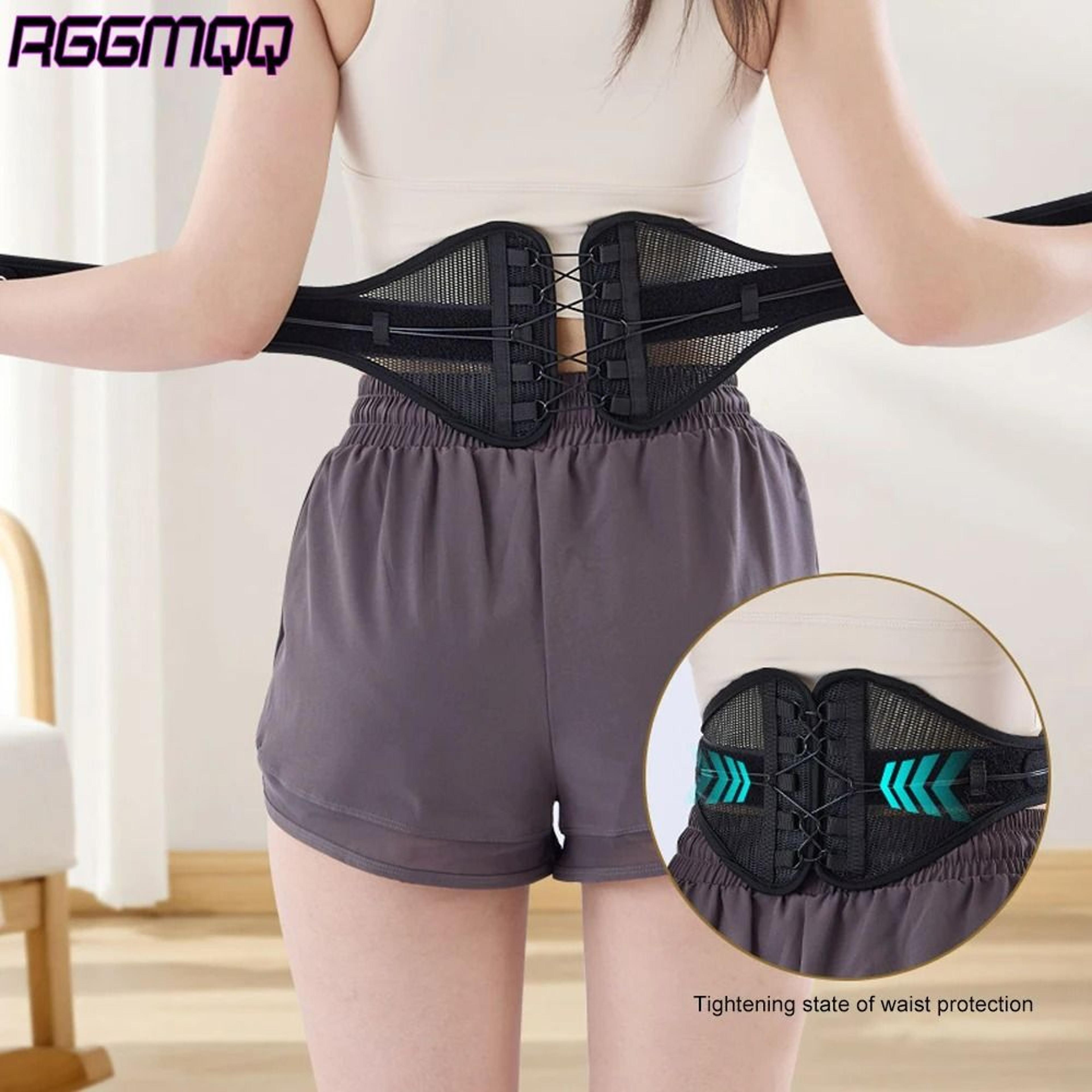 precision lower back brace with mechanical pulley system