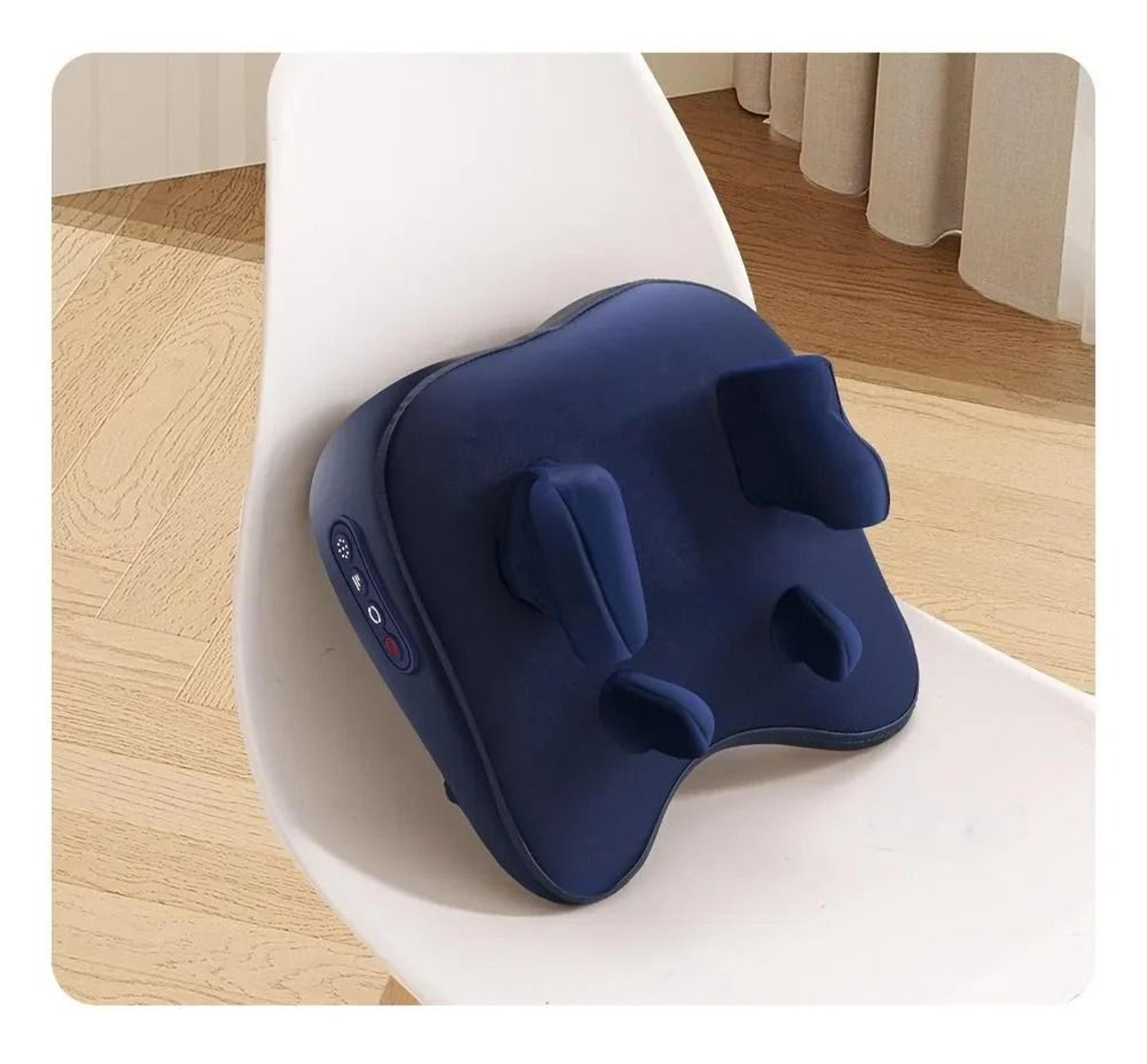 rechargeable wireless shiatsu trapezius massage pillow