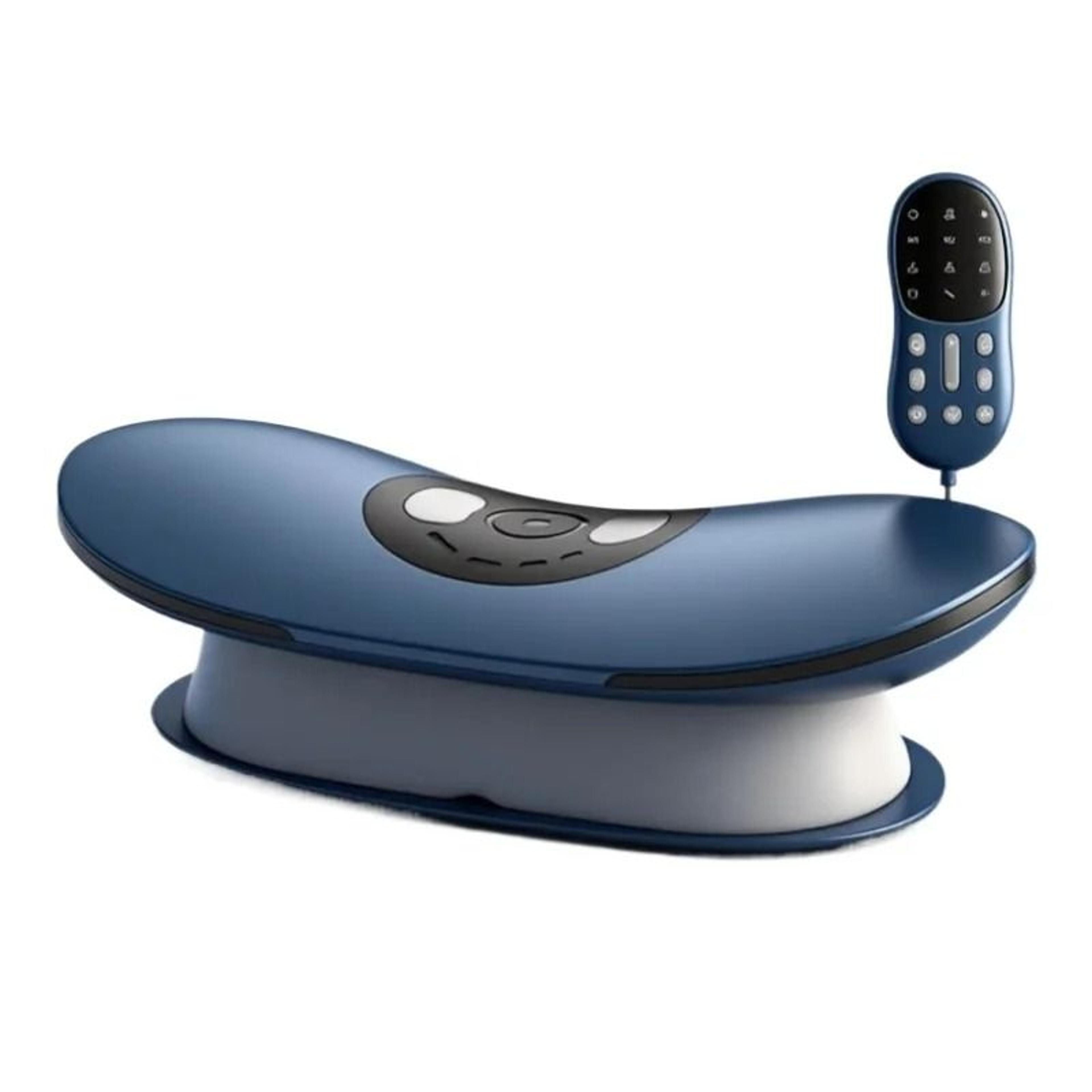 electric lumbar traction massager with heat therapy & adjustable inflatable stretcher