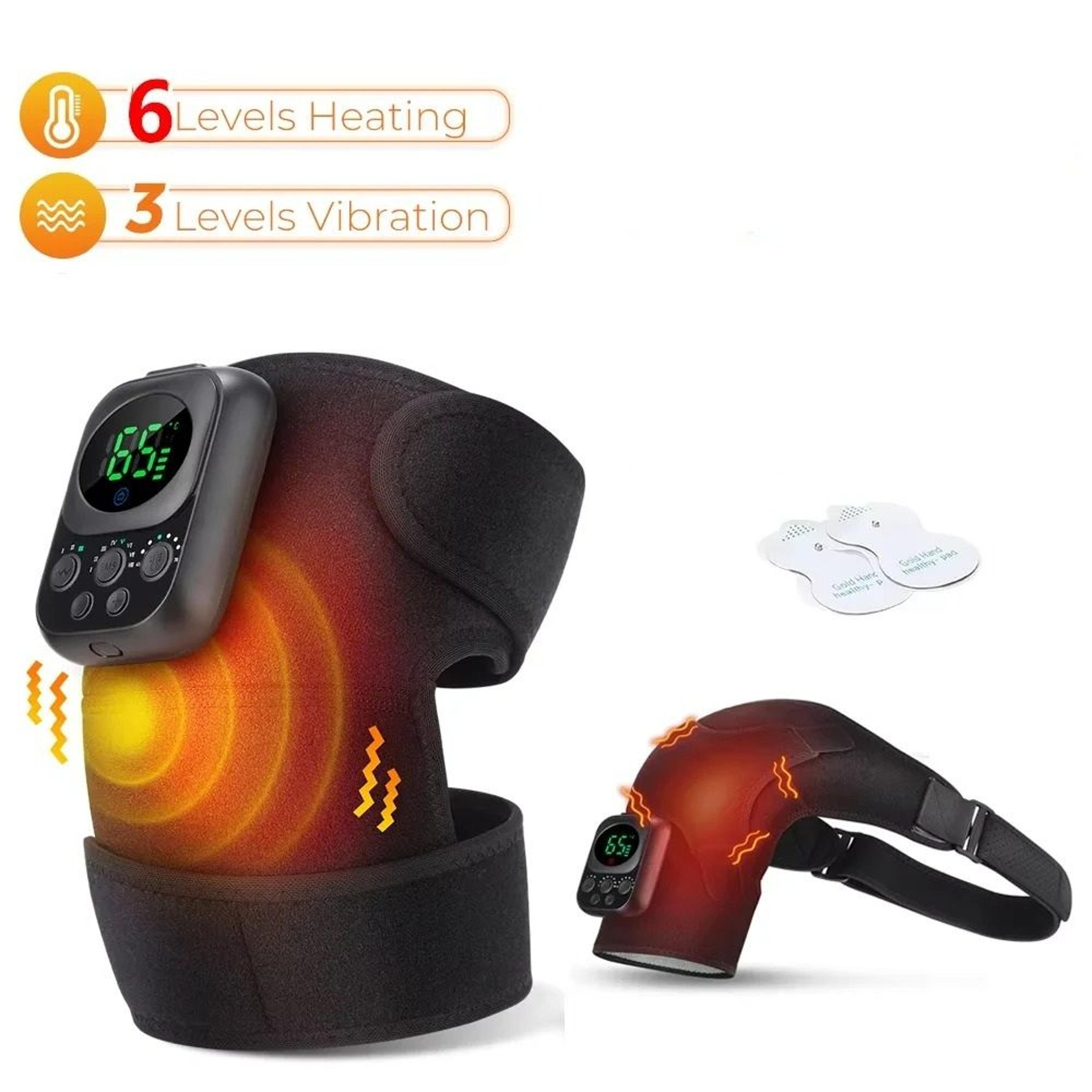 3-in-1 electric heated knee, shoulder & elbow massager