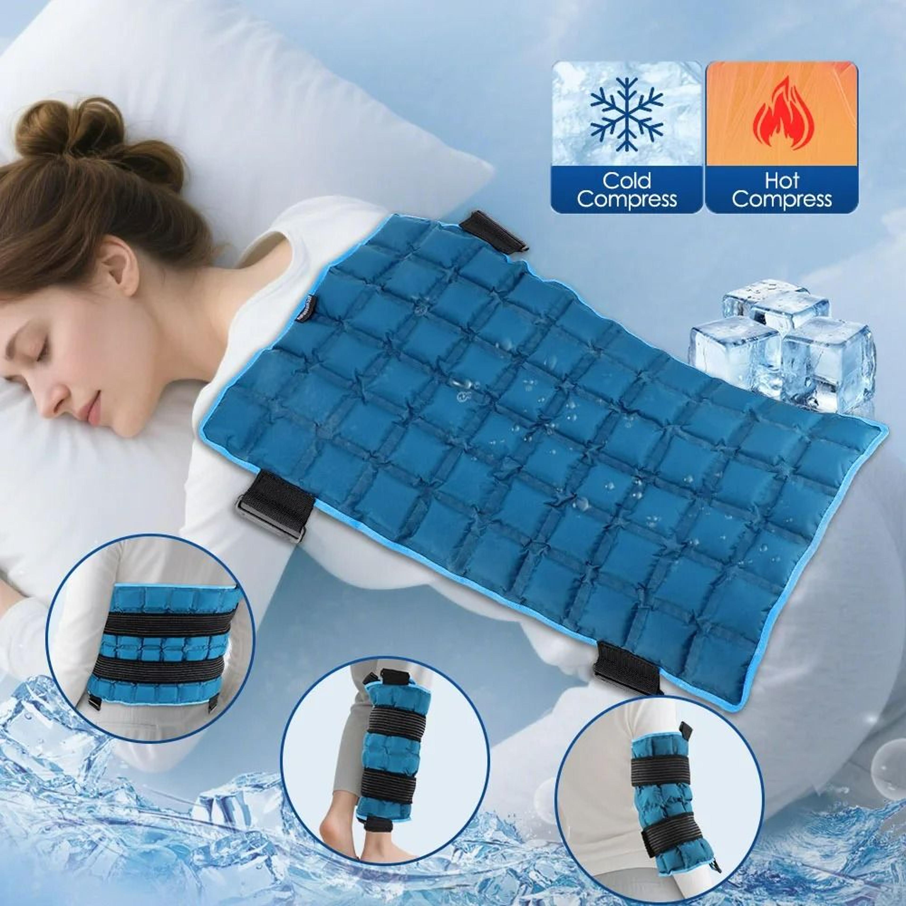 reusable hot & cold gel ice pack for knee, back & joint relief