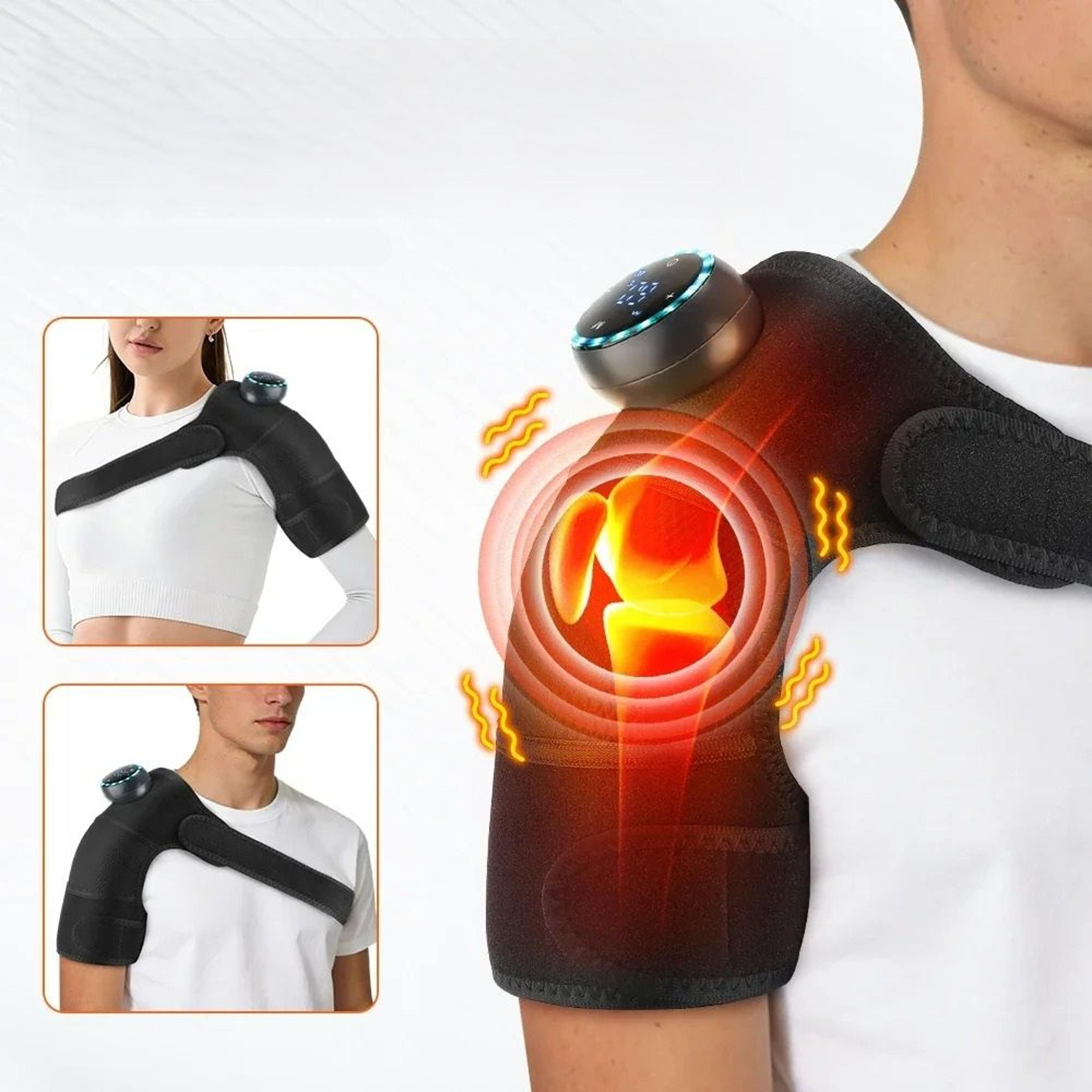 3-in-1 cordless heated knee, shoulder & elbow massager