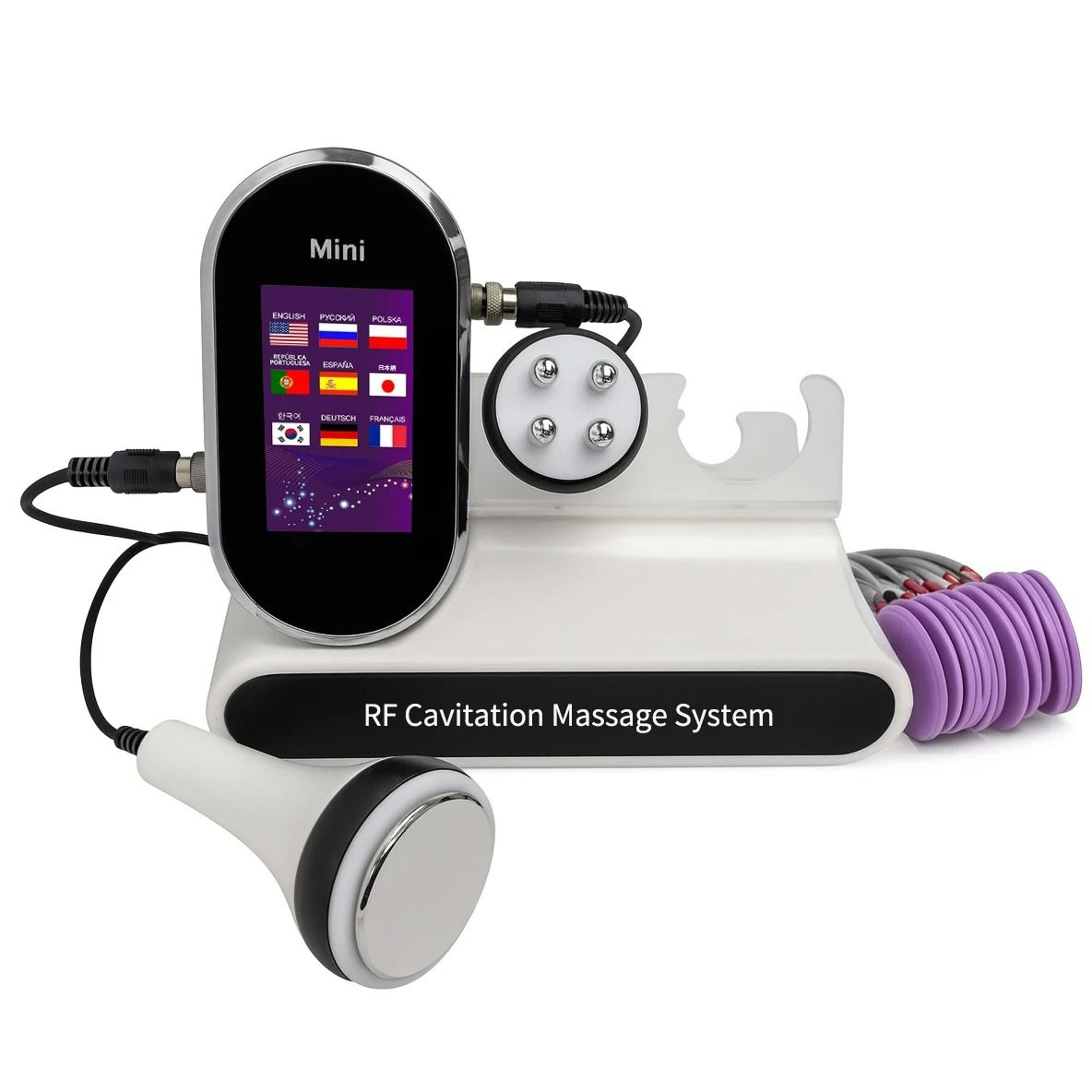 multifunctional ultrasonic cavitation, ems & rf beauty instrument