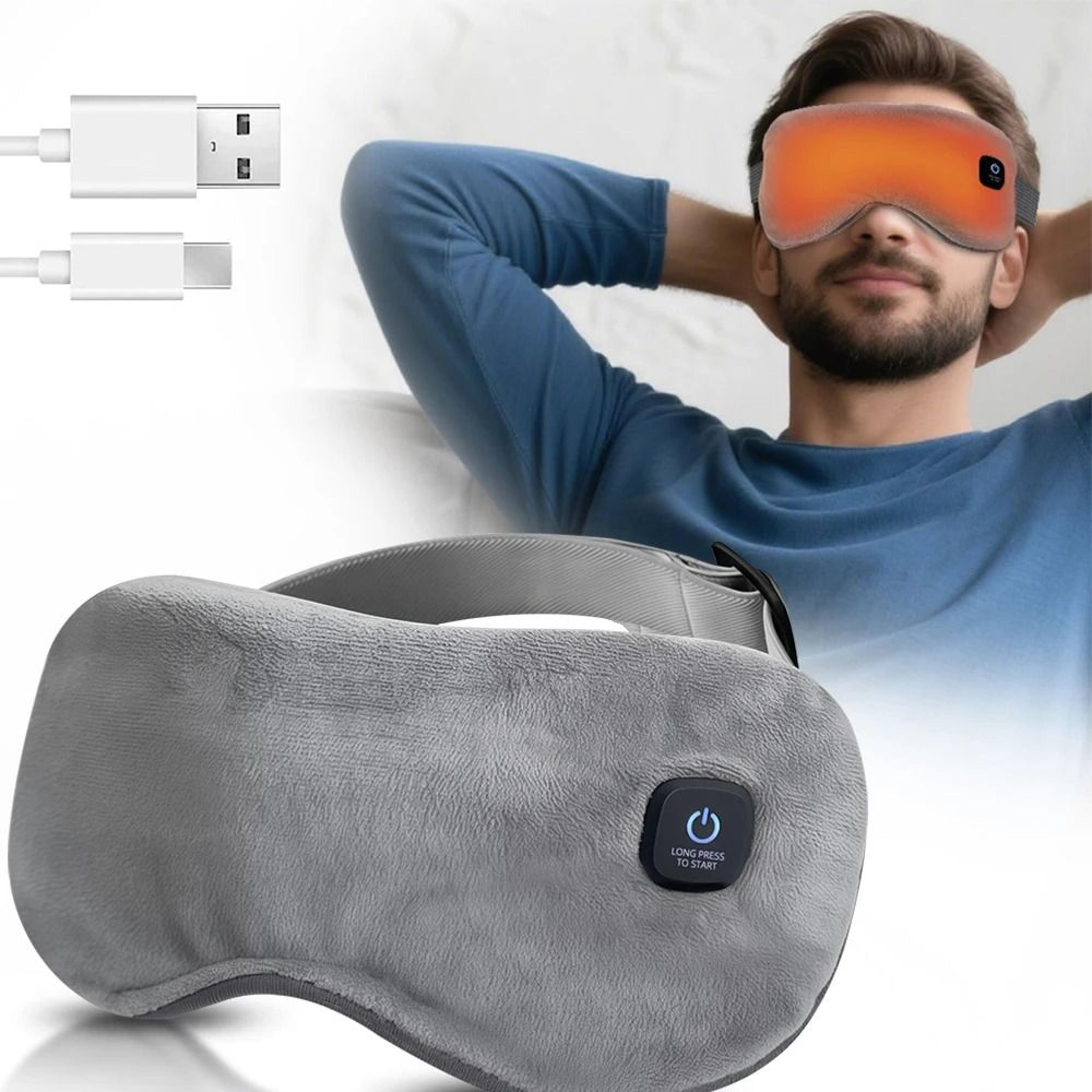 heated eye mask for dry eyes & warm compress relaxation
