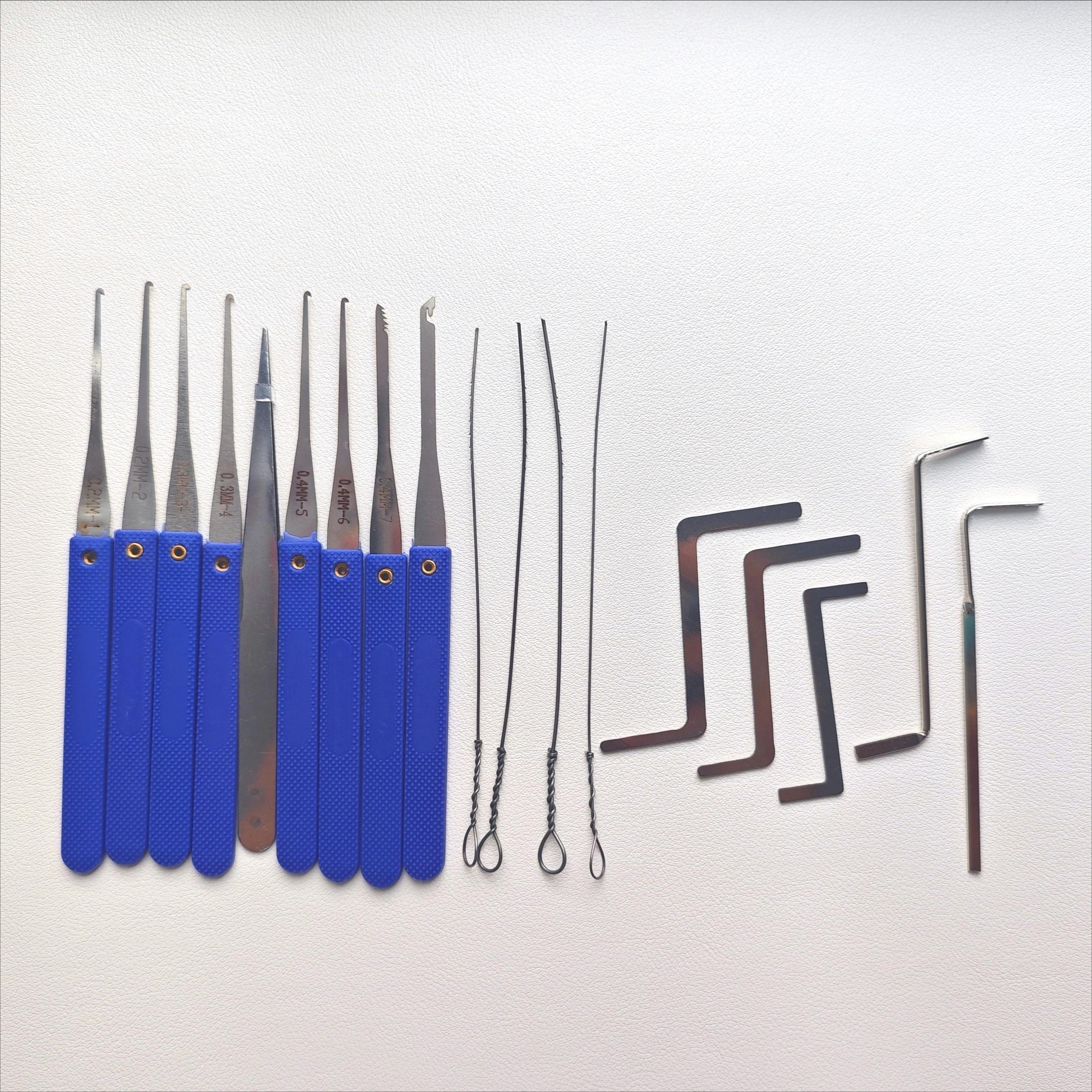 18-in-1 broken key extractor & locksmith tool kit
