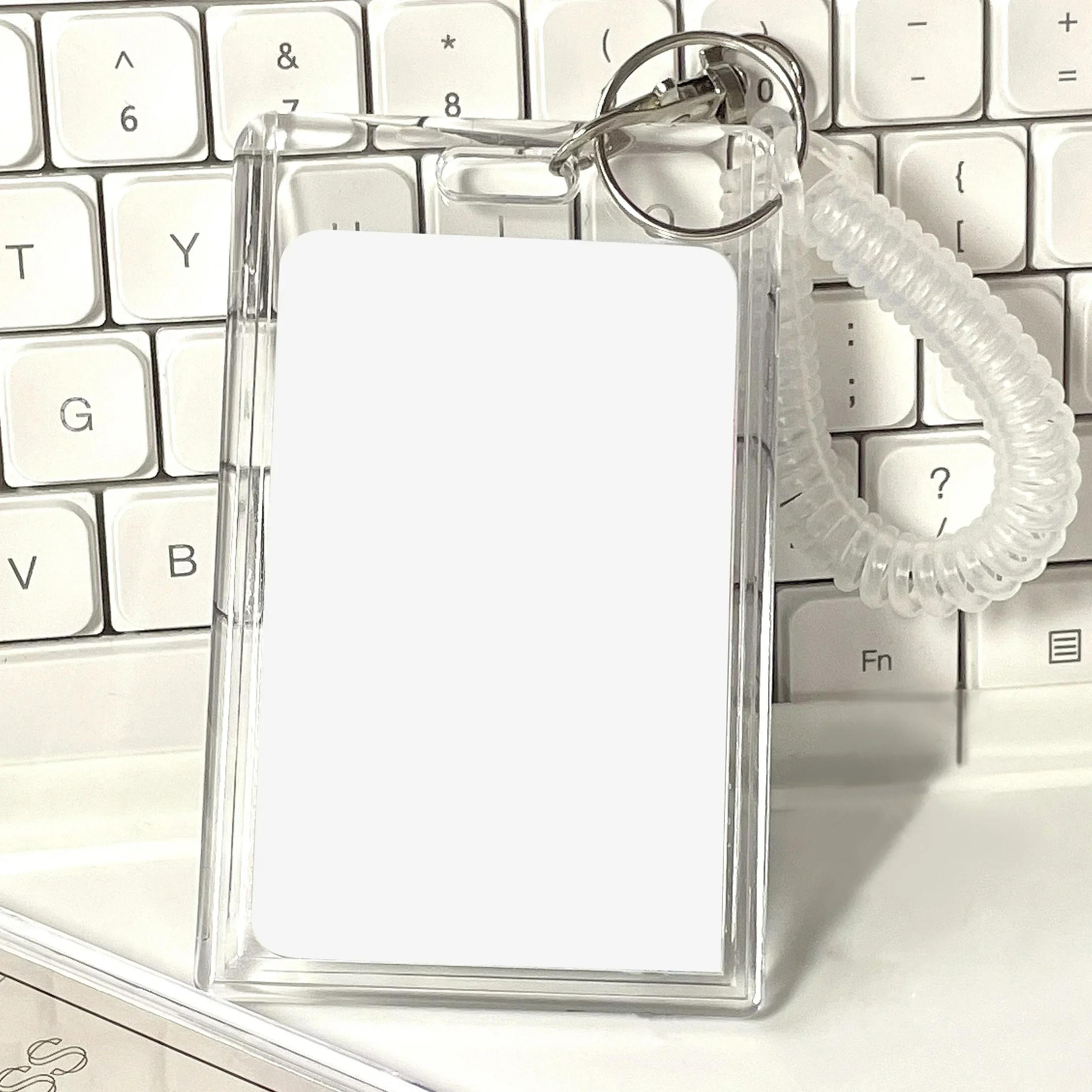 clear acrylic id & access card protective sleeve