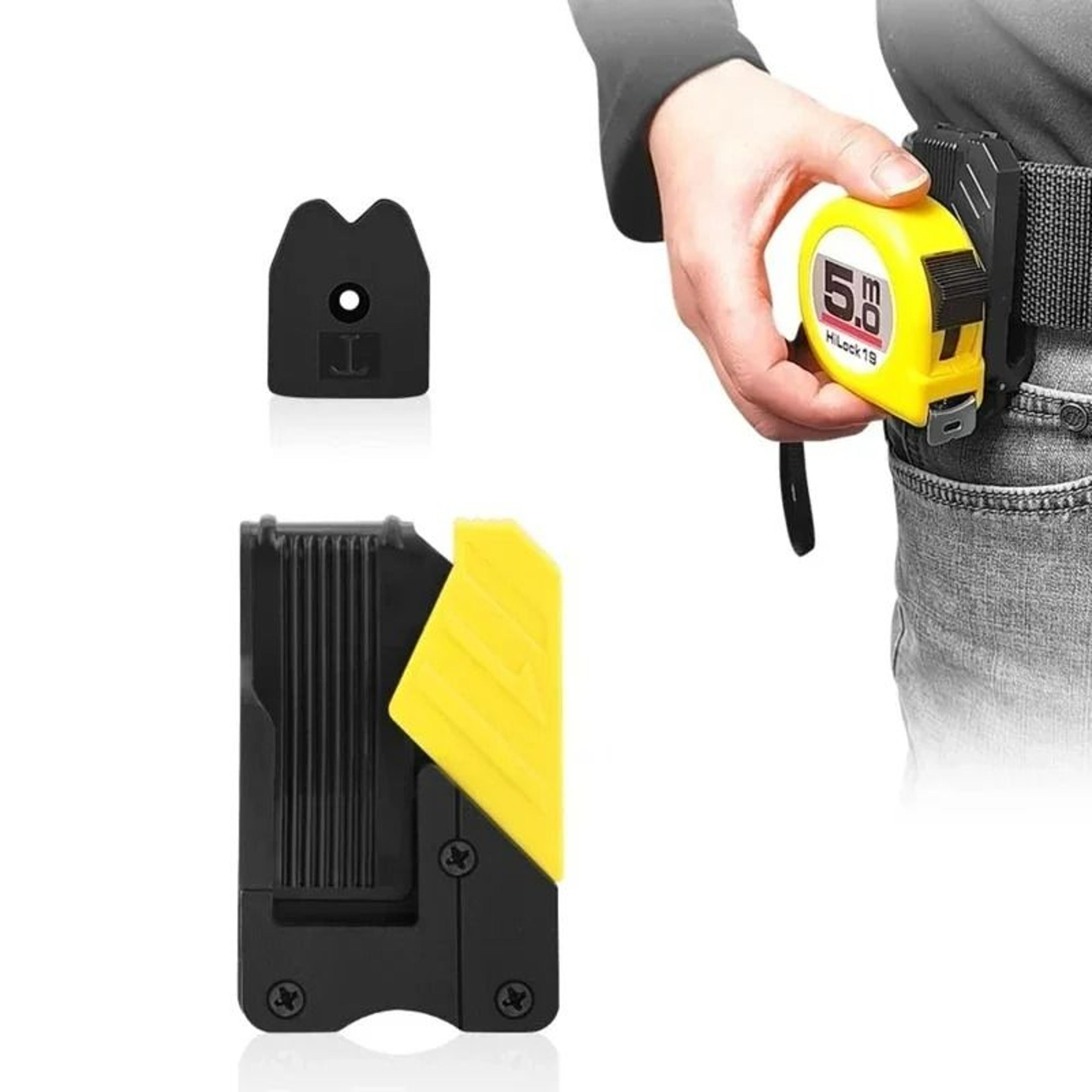 quick-release power tool & tape measure waist belt holder
