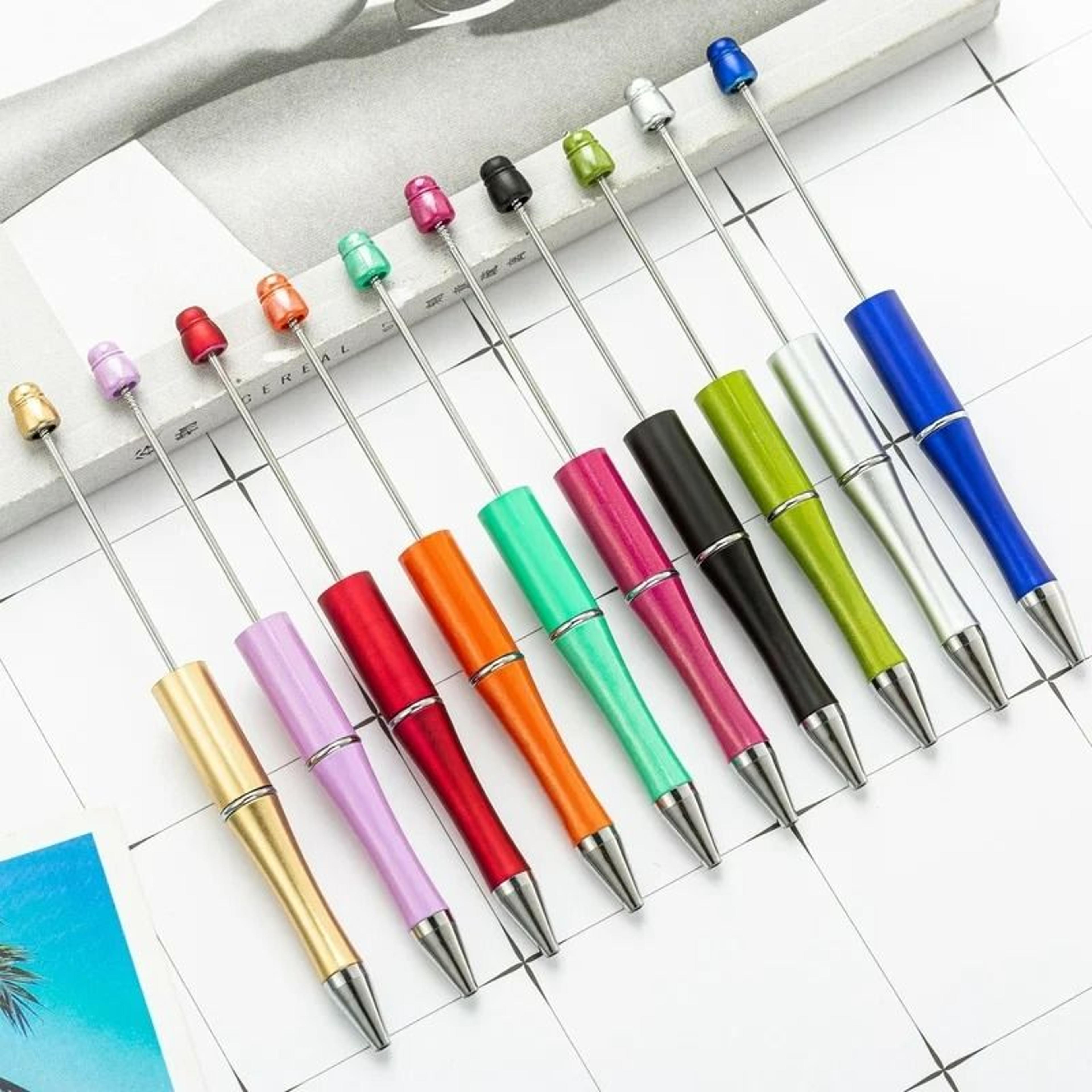 10-piece diy mixed beadable ballpoint pen set