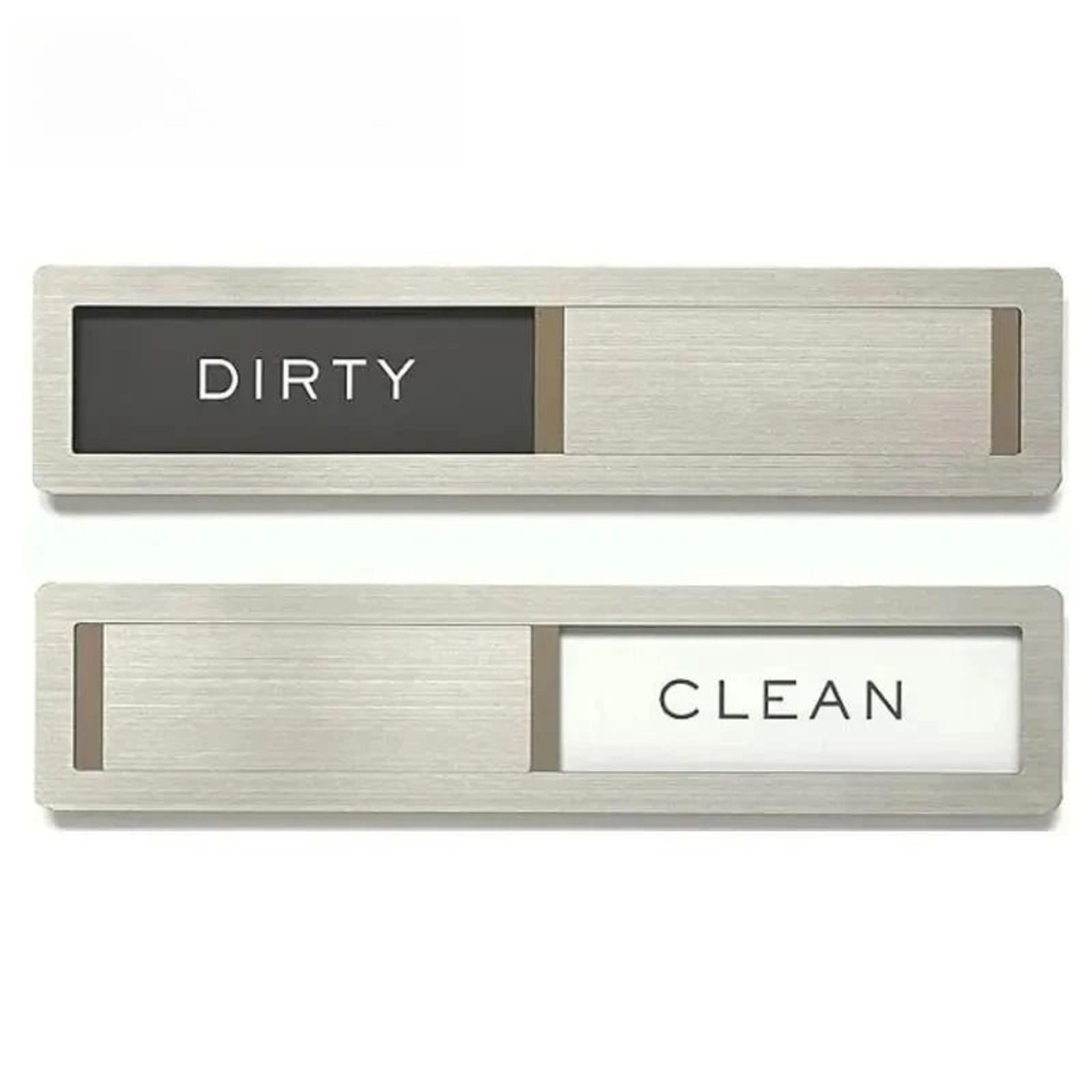 dishwasher clean/dirty magnet indicator