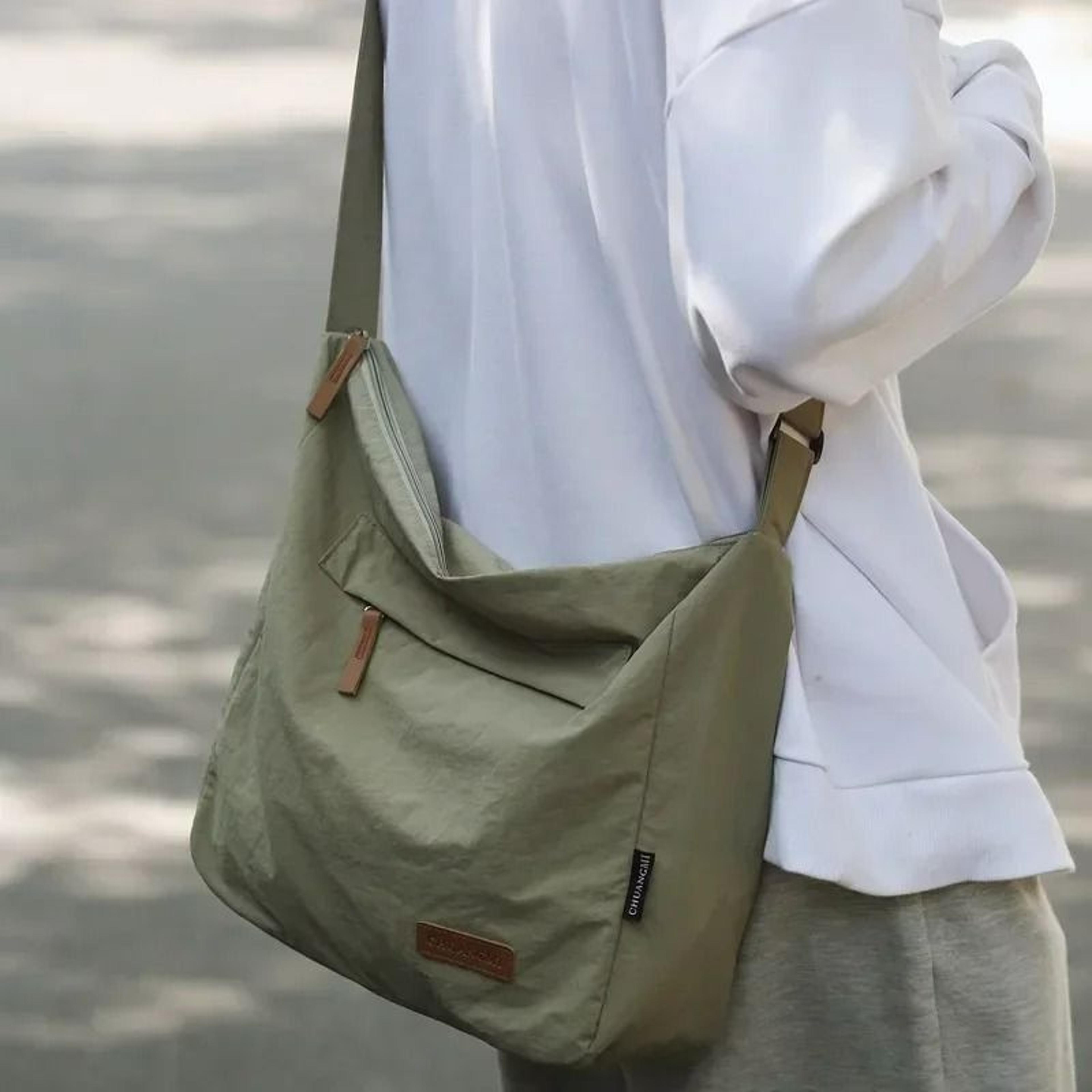 japanese canvas shoulder crossbody messenger bag
