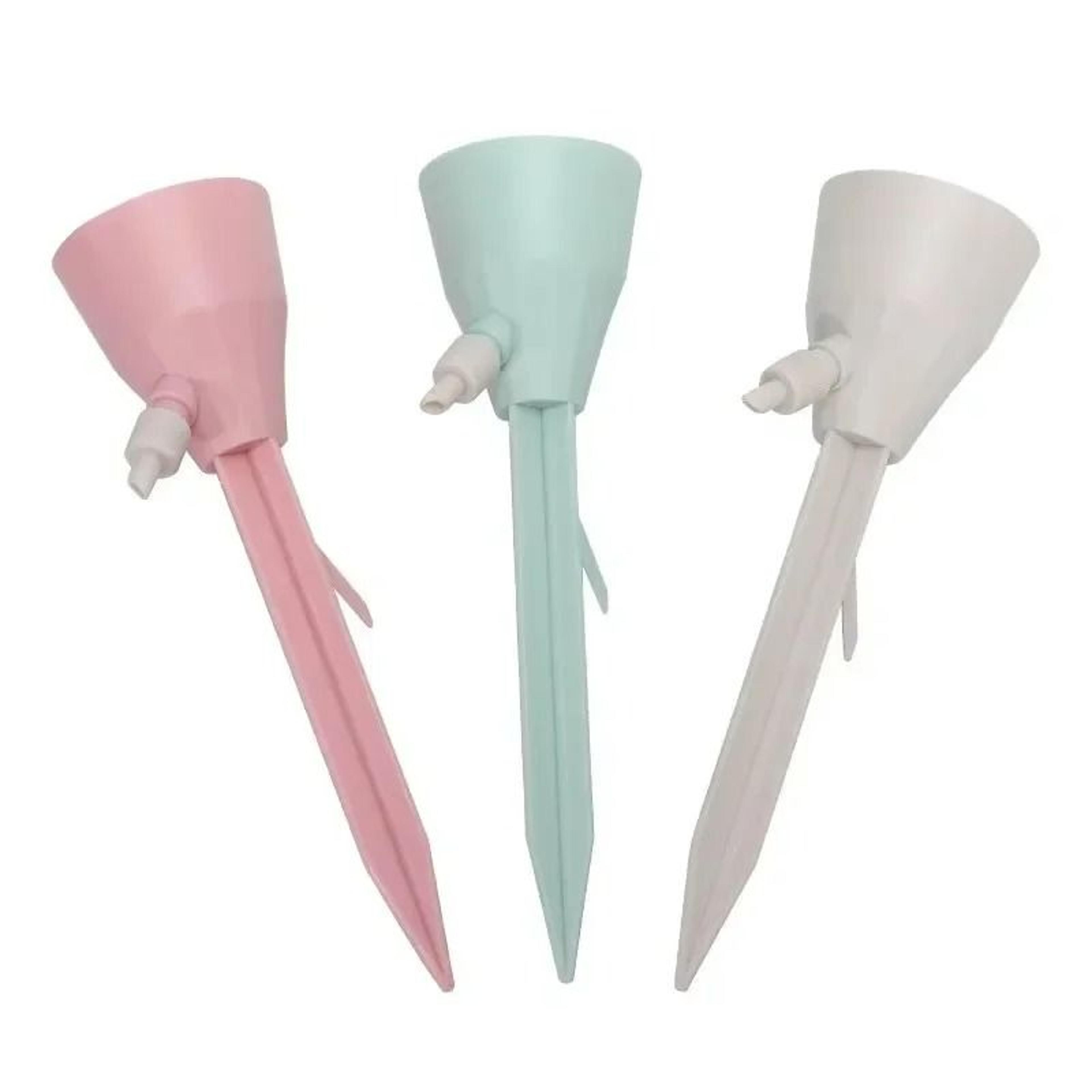 3-piece adjustable drip irrigation self-watering spikes