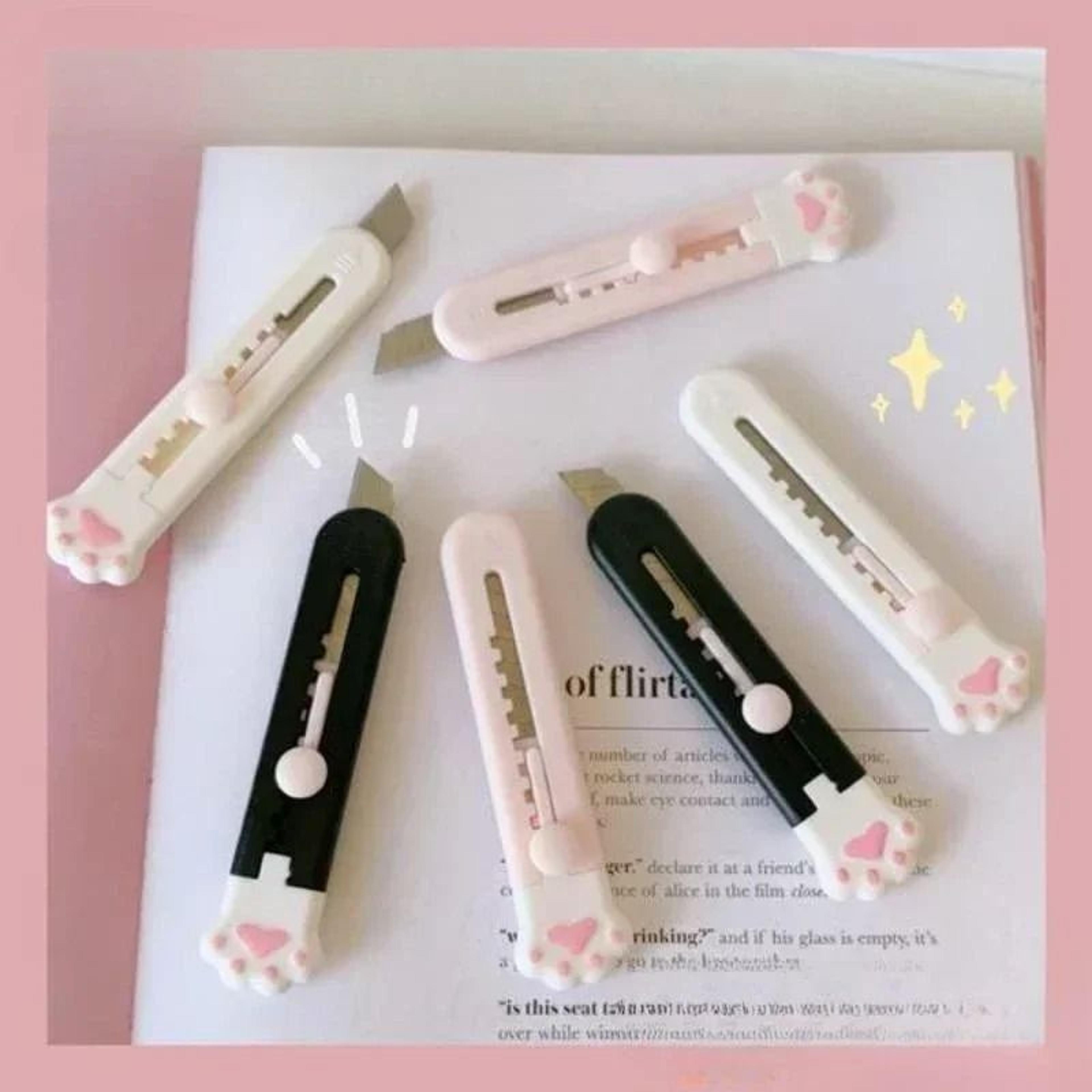 kawaii mini pocket art utility knife & box cutter
