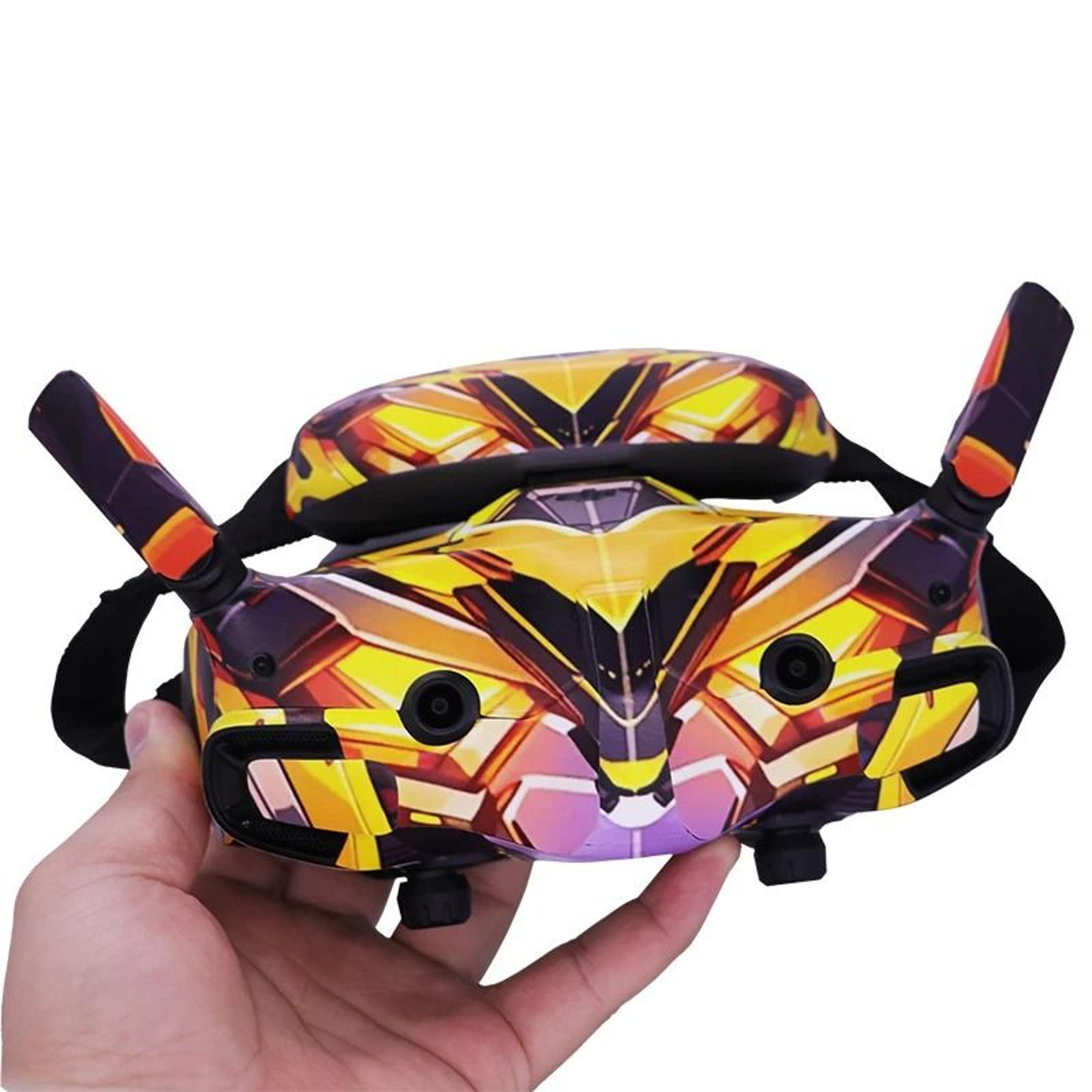 colorful pvc protective skin decal kit for dji avata 2 & dji goggles 3