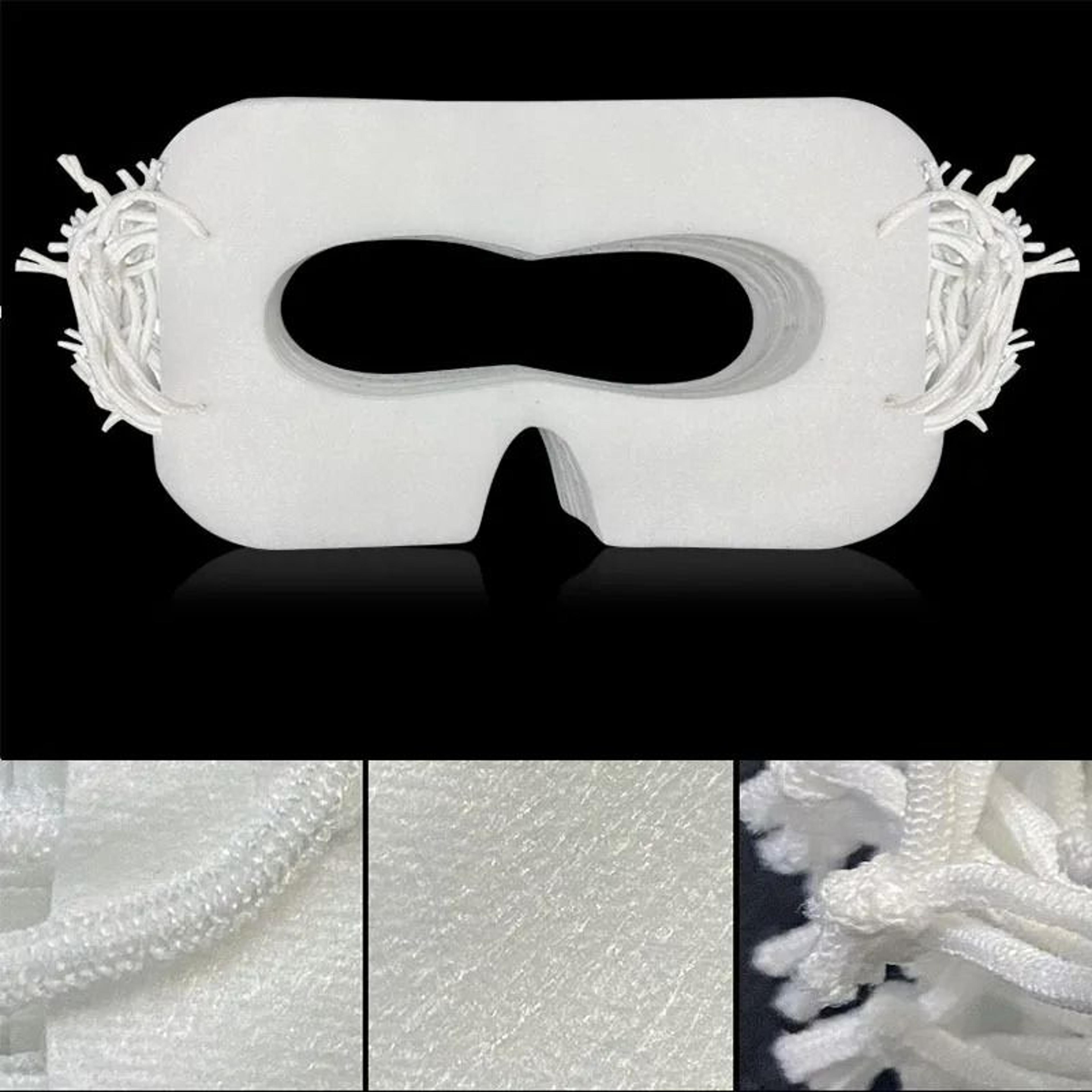 100-piece universal disposable vr eye mask set for meta quest 3 / quest 2
