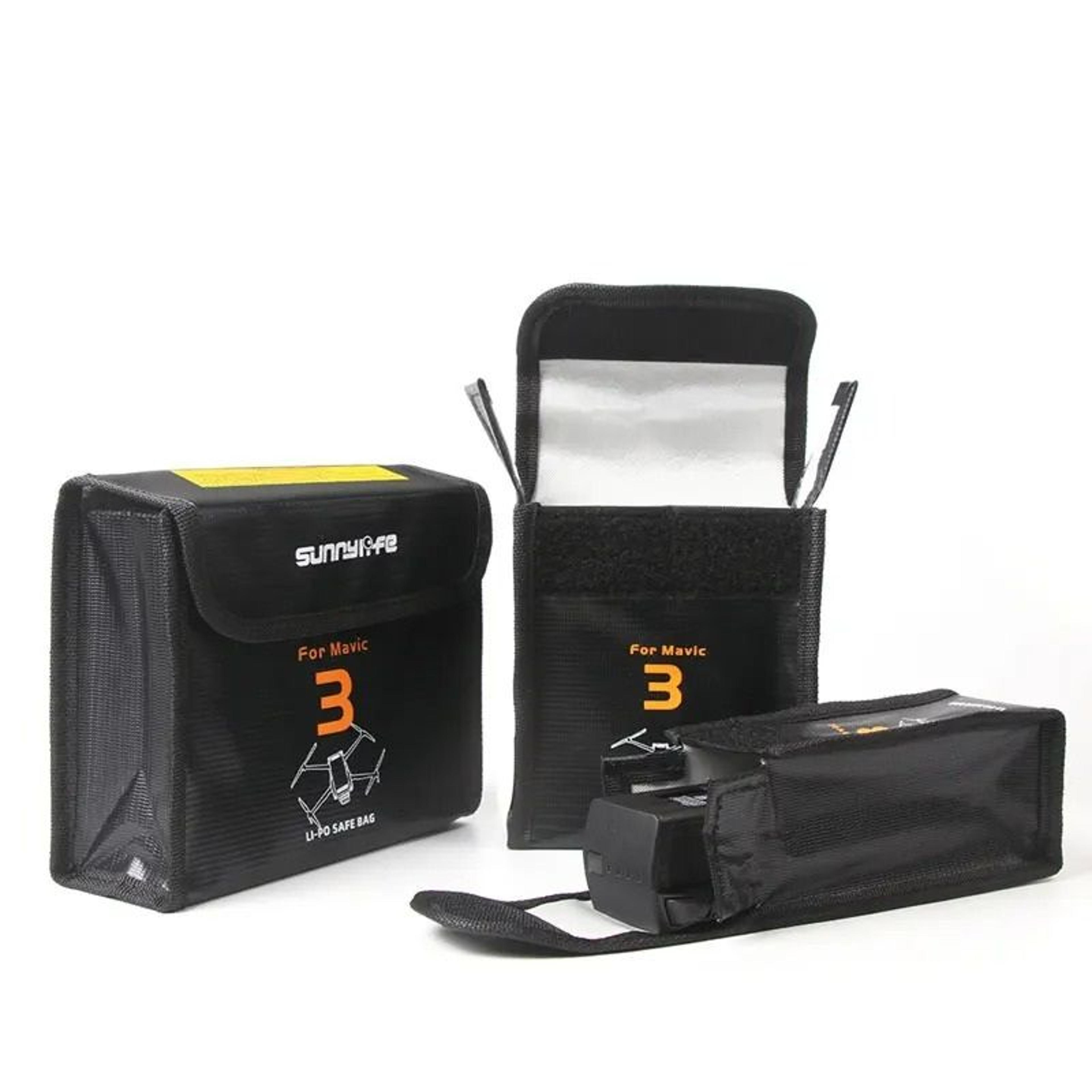 flame-retardant lithium battery explosion-proof safety bag for dji mavic 3 / mavic 3 pro / mavic 3 classic