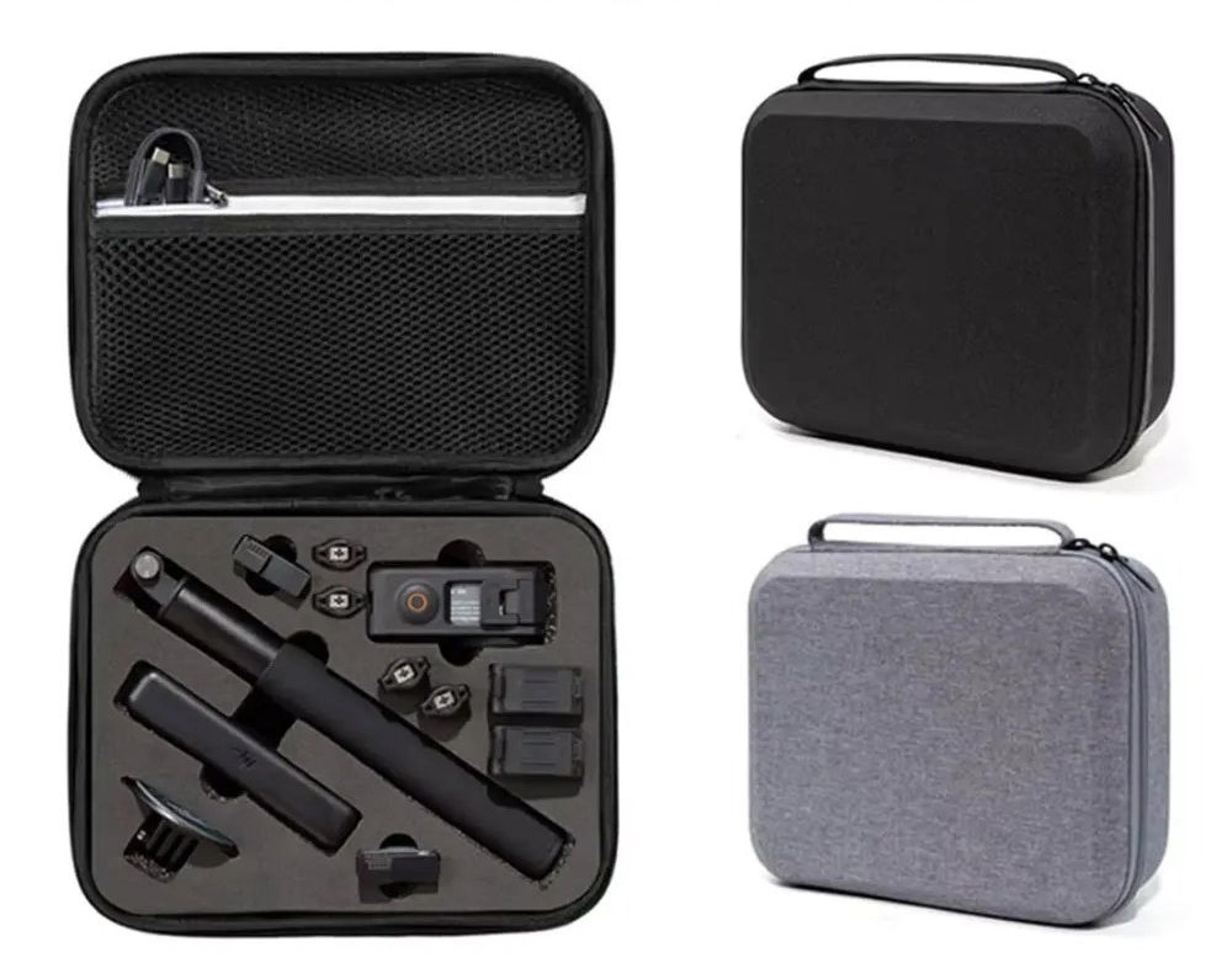 portable hard shell carrying case & storage bag for dji osmo action 5 pro, action 4 & action 3