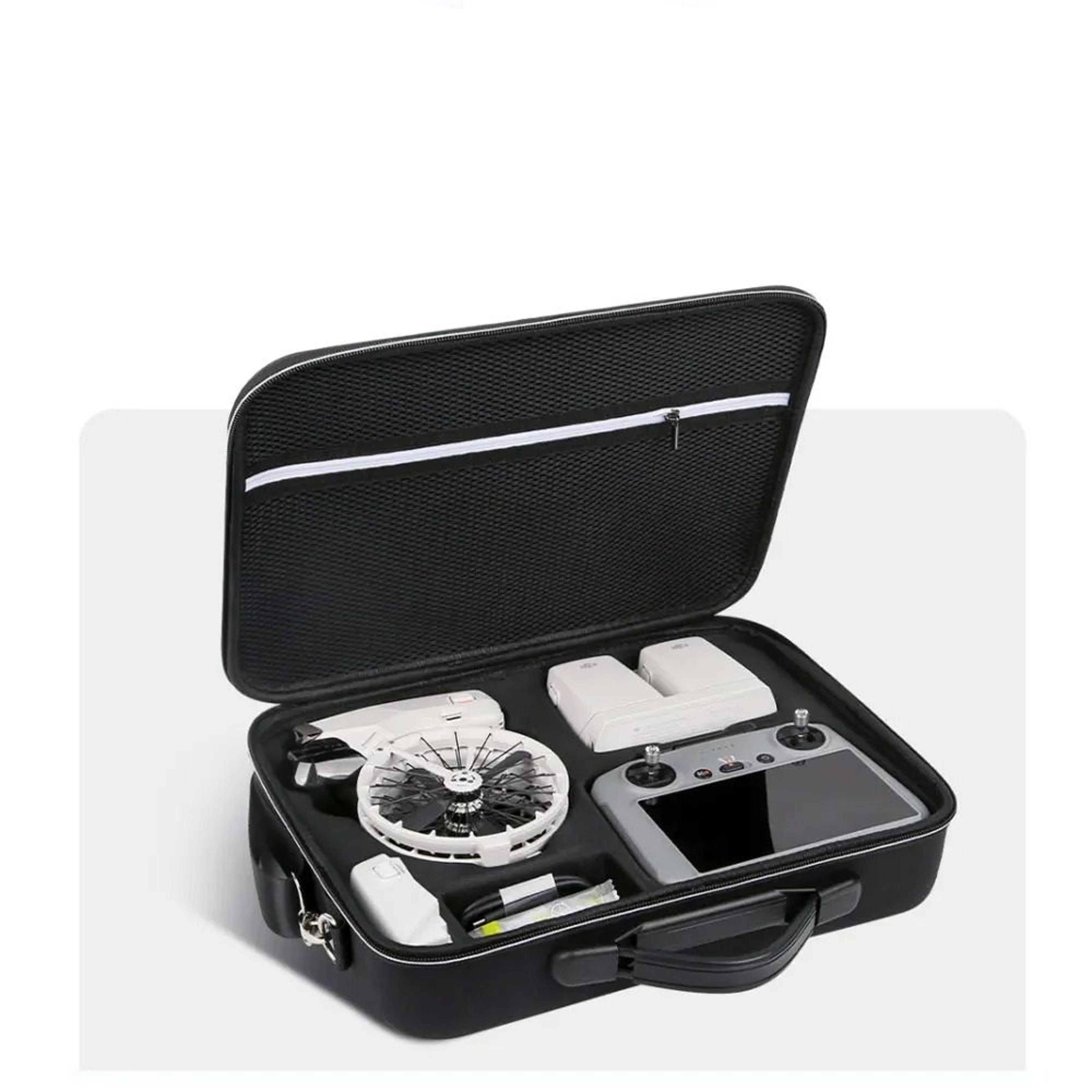 portable hard shell travel crossbody carrying case for dji flip drone & rc 2 / rc-n3 remote controller
