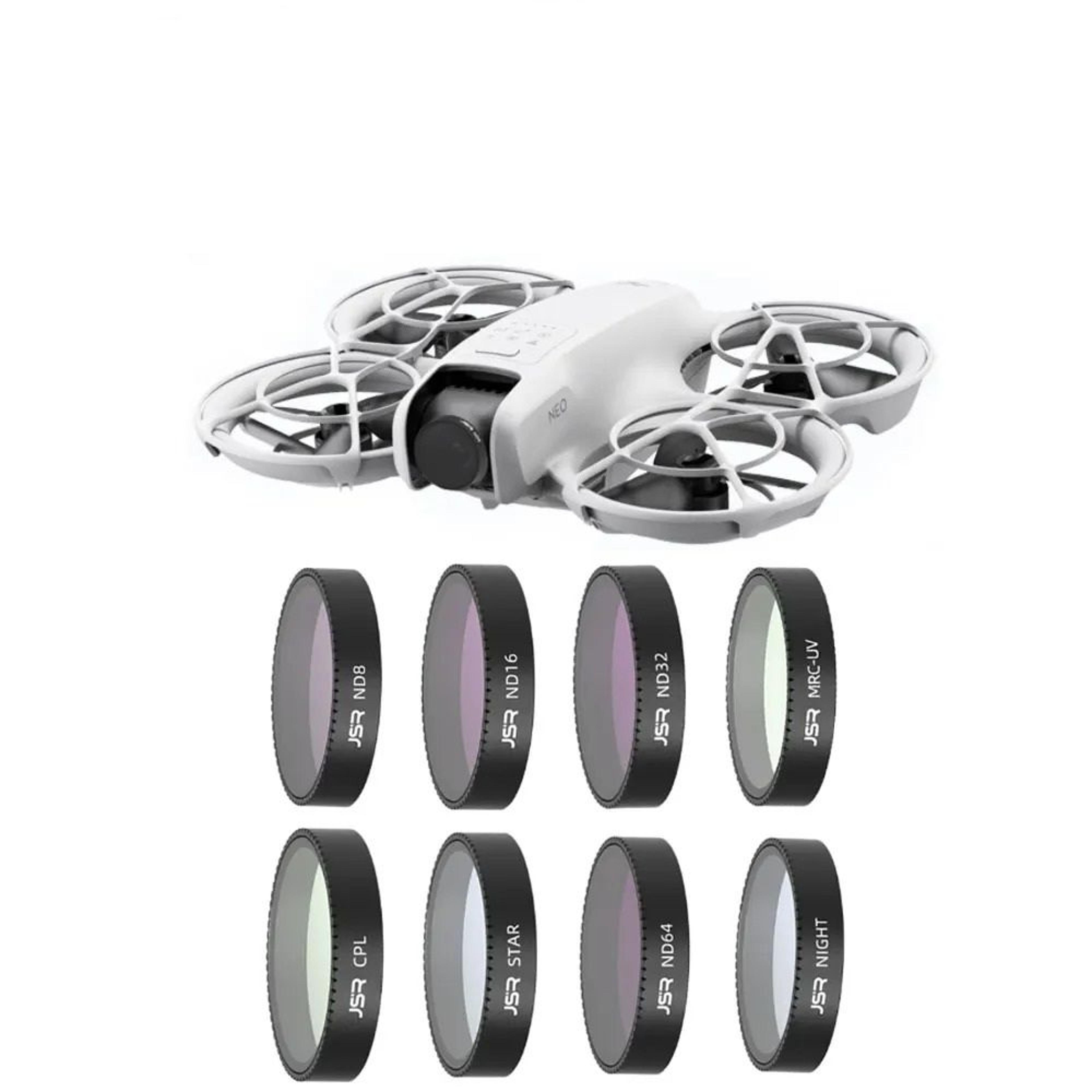 optical glass hd camera lens filters set for dji neo drone