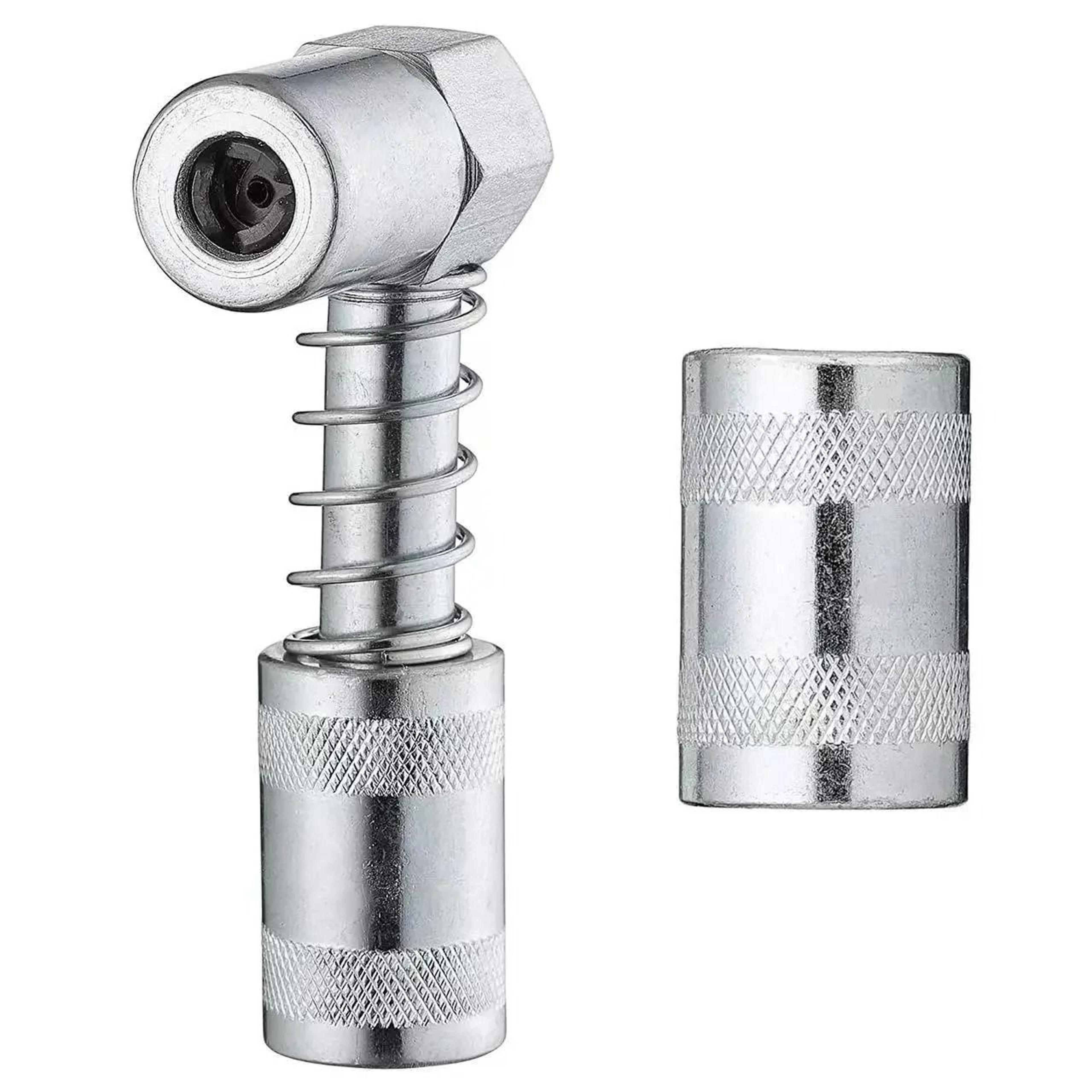 universal 90-degree right-angle grease coupler & adapter nozzle set