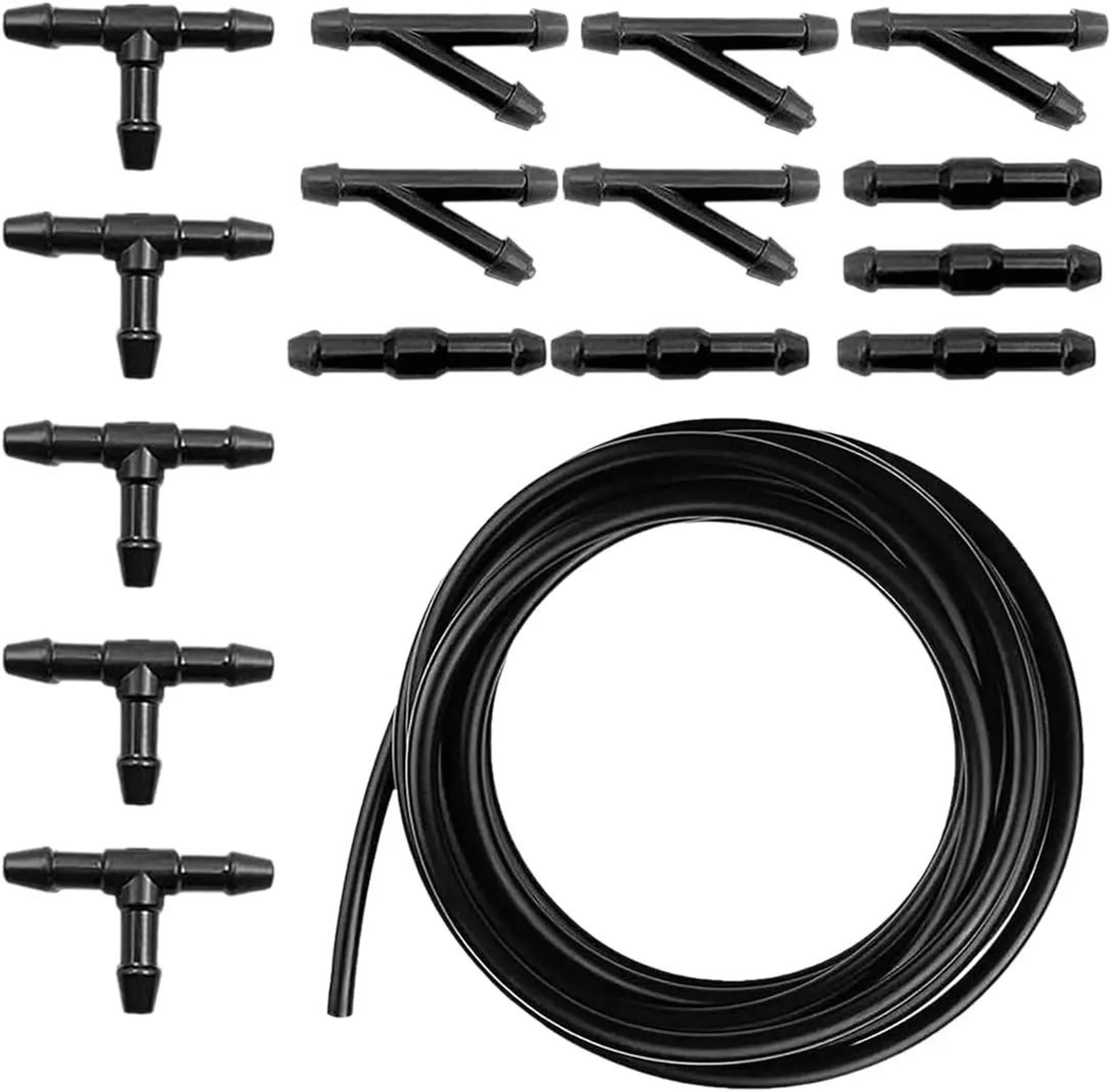 car windshield washer hose & 18-piece hose connector kit