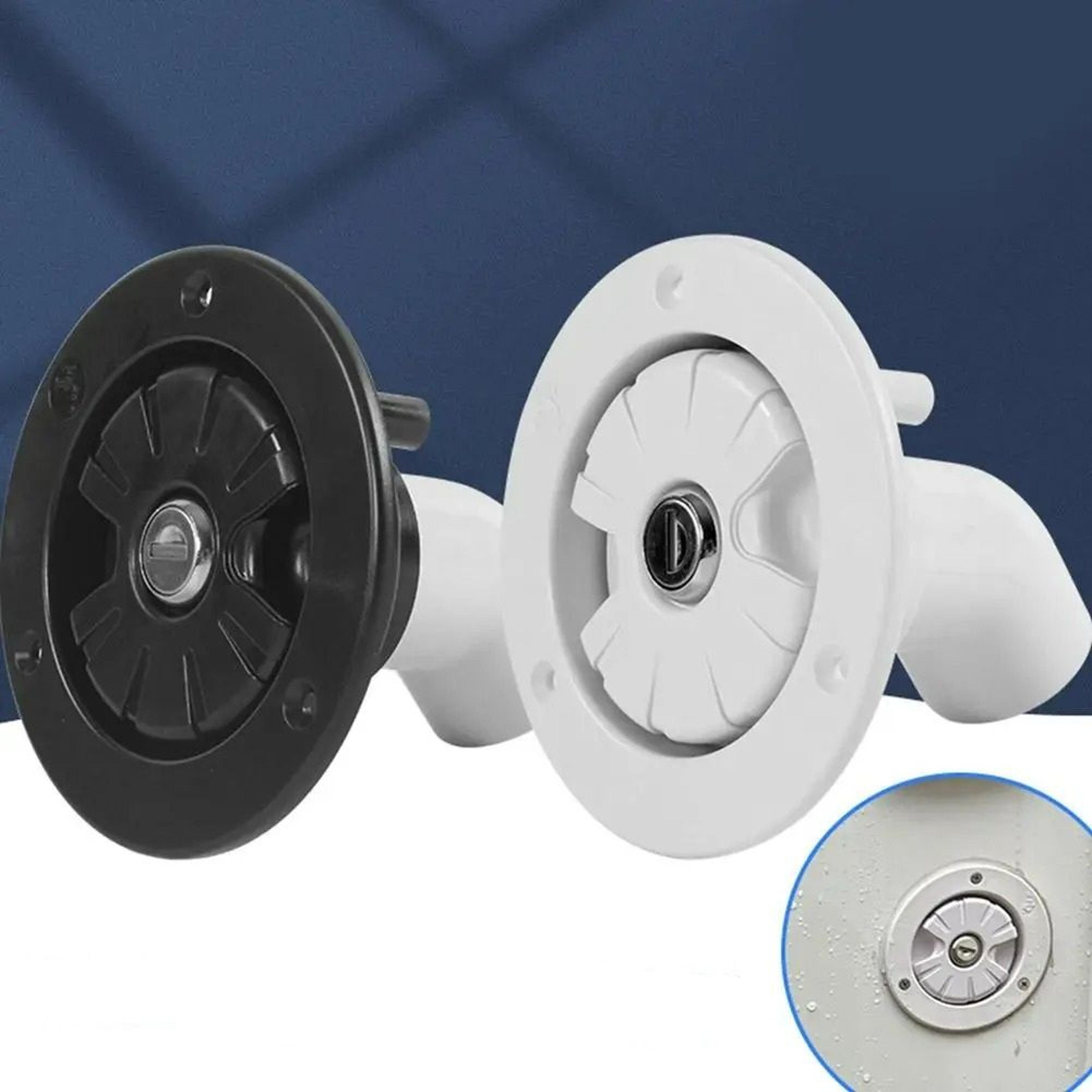 keyed lock rv gravity water fill inlet hatch for campers & caravans