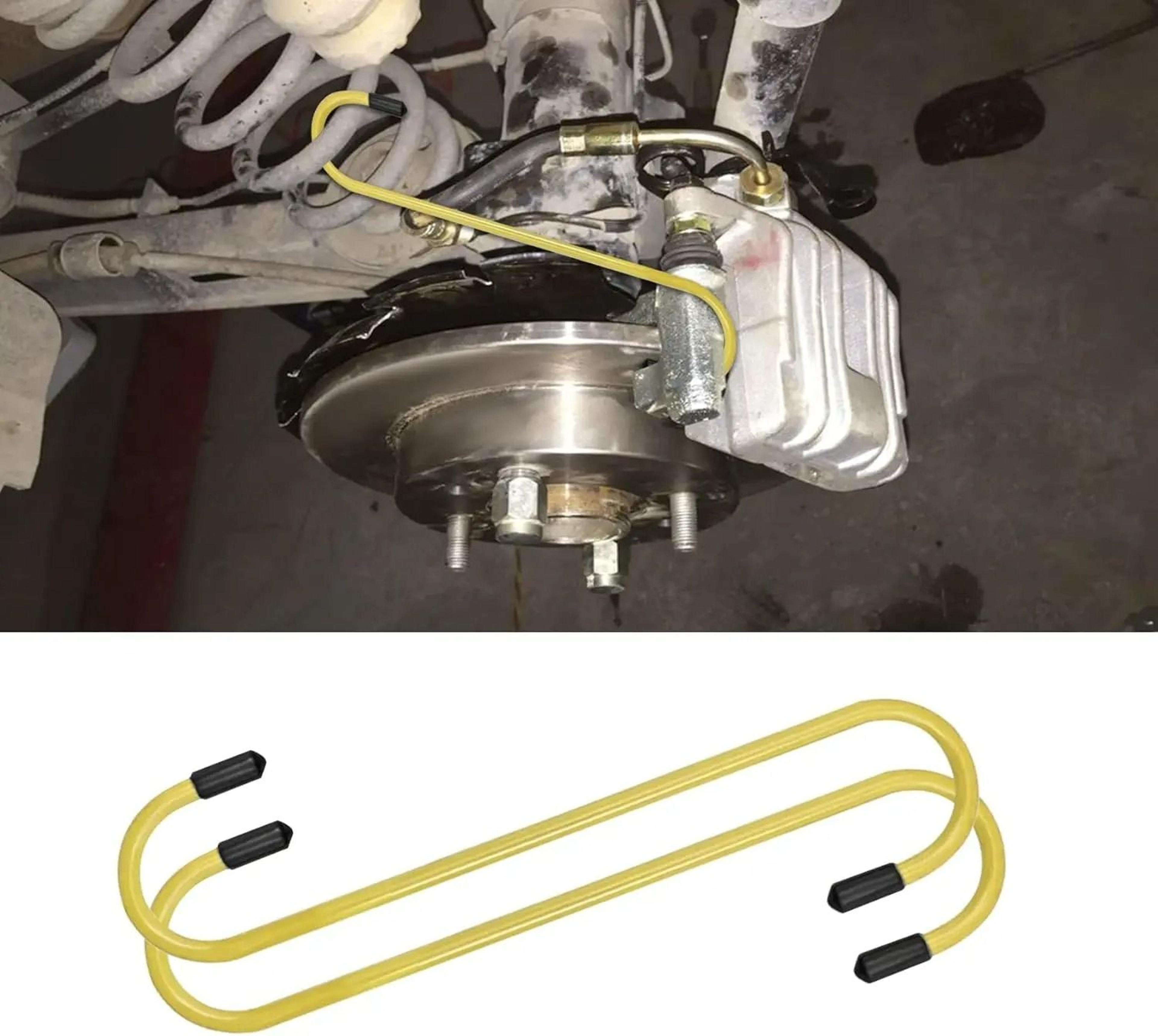 auto brake caliper hanger hook set with protective rubber coating