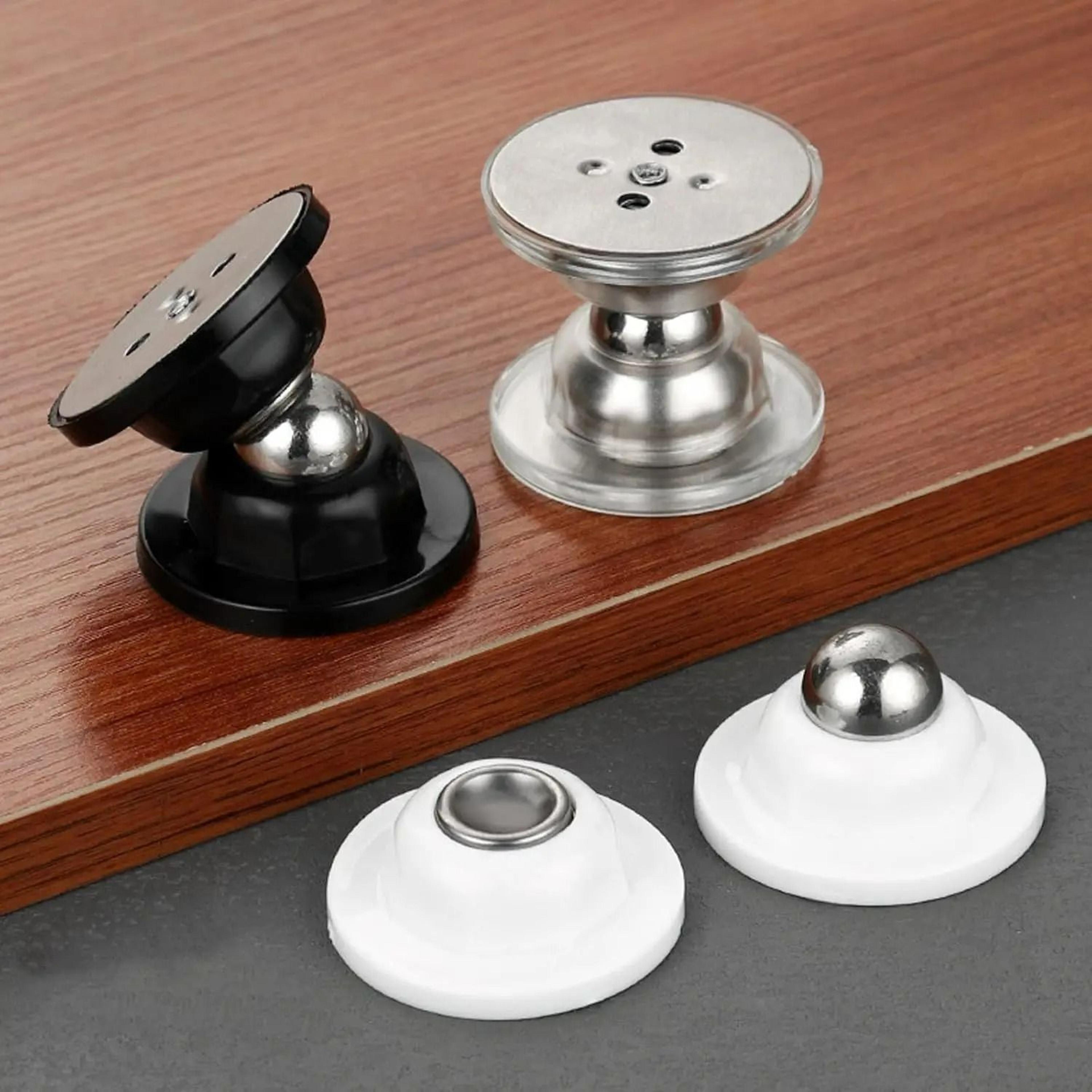 miniature no-drill silicone magnetic door stopper & wall bumper