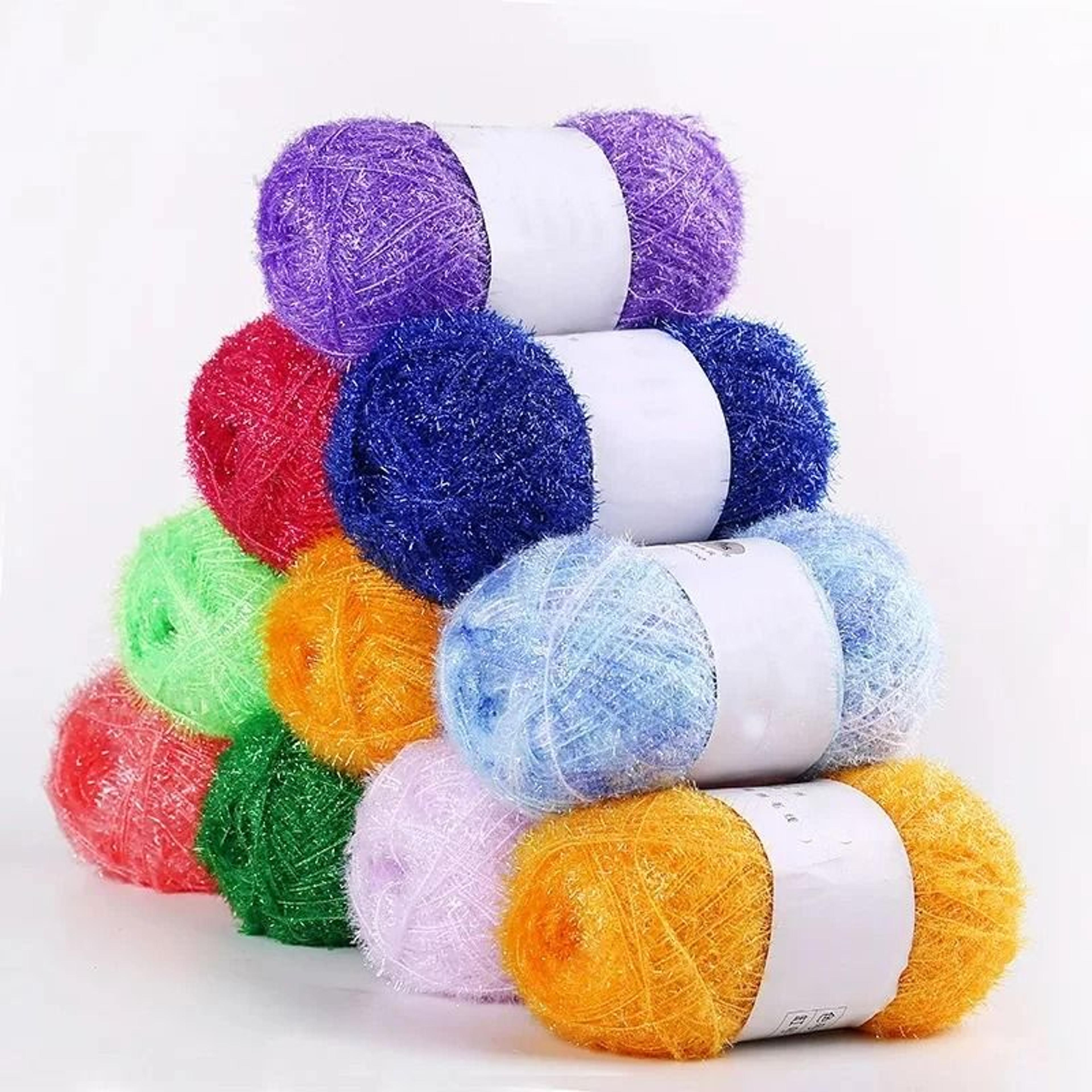 glass fiber sparkling diy handicraft weaving yarn ball (50g)