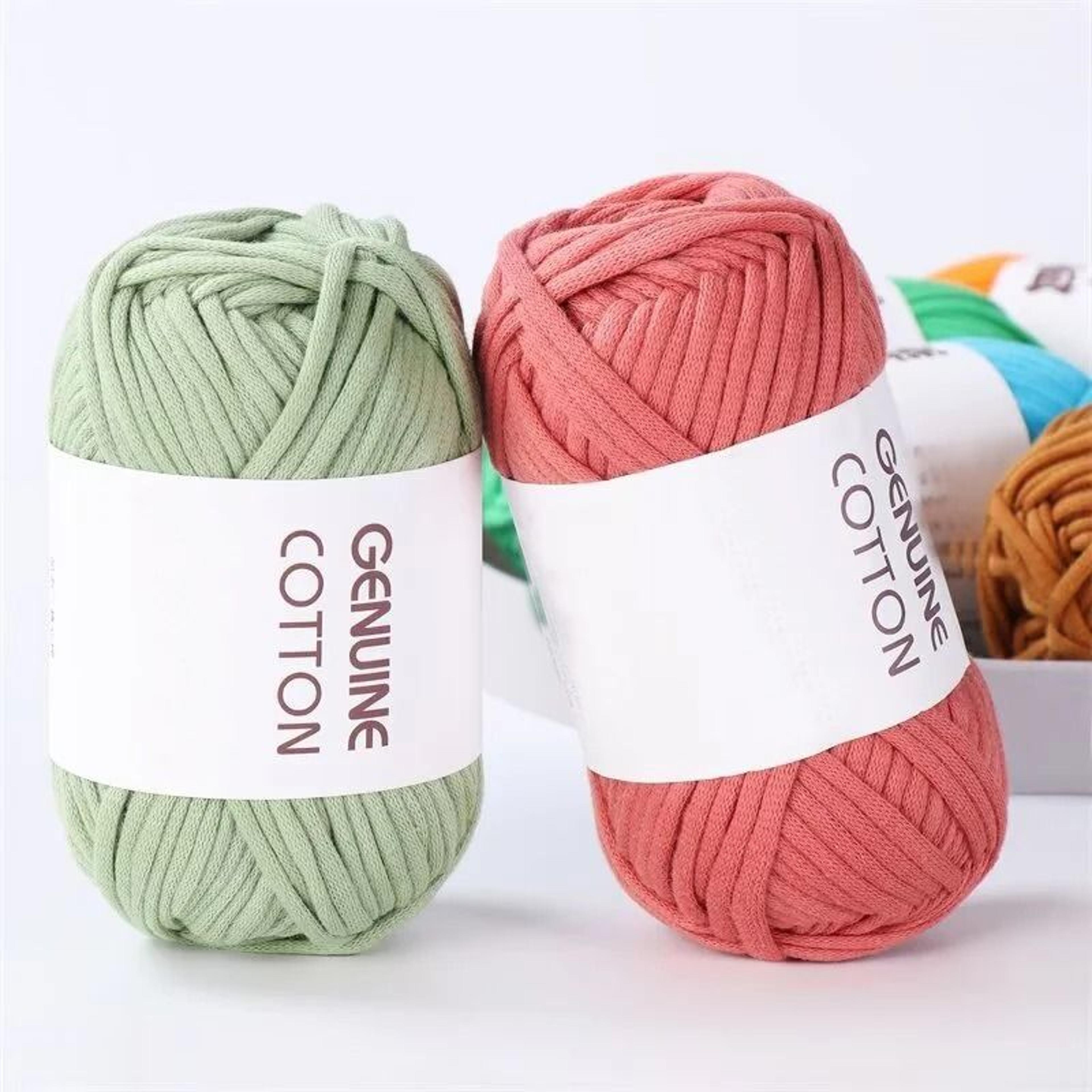 0.33 lb genuine hollow cotton yarn set with milk cotton core (3 pieces)