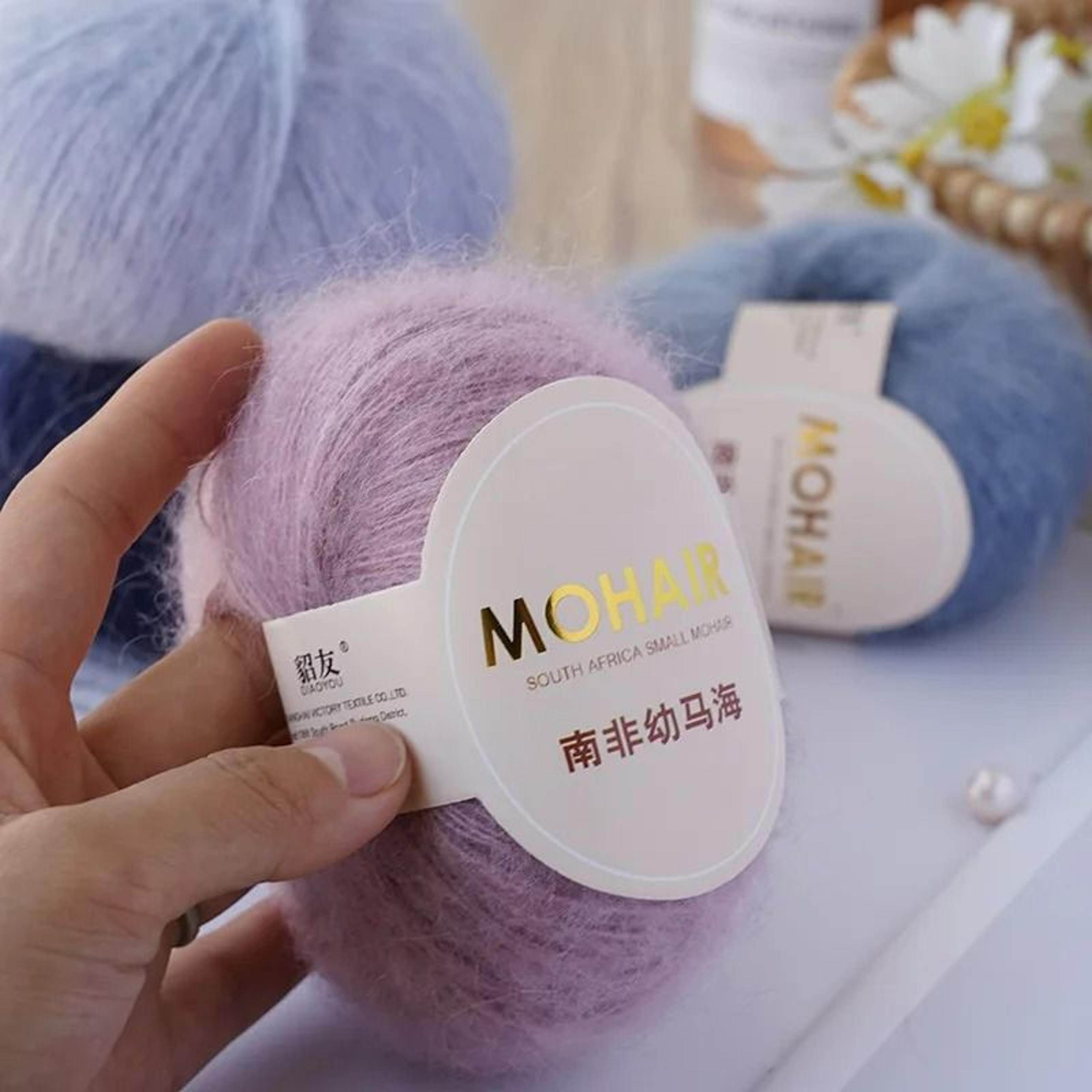 0.06 lb soft mohair hand-knitting yarn