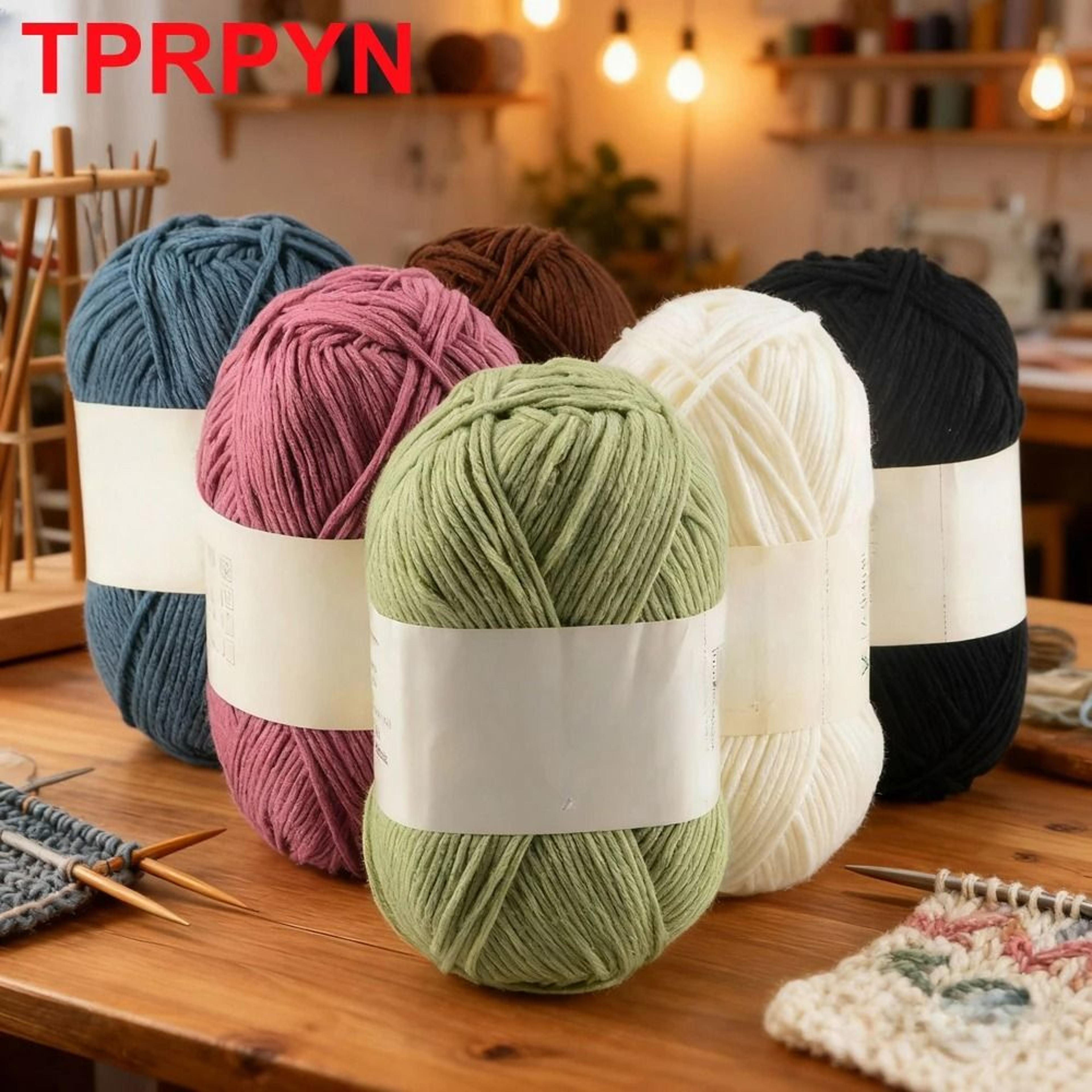 0.22 lb premium acrylic knitting & crochet yarn (218 yards)