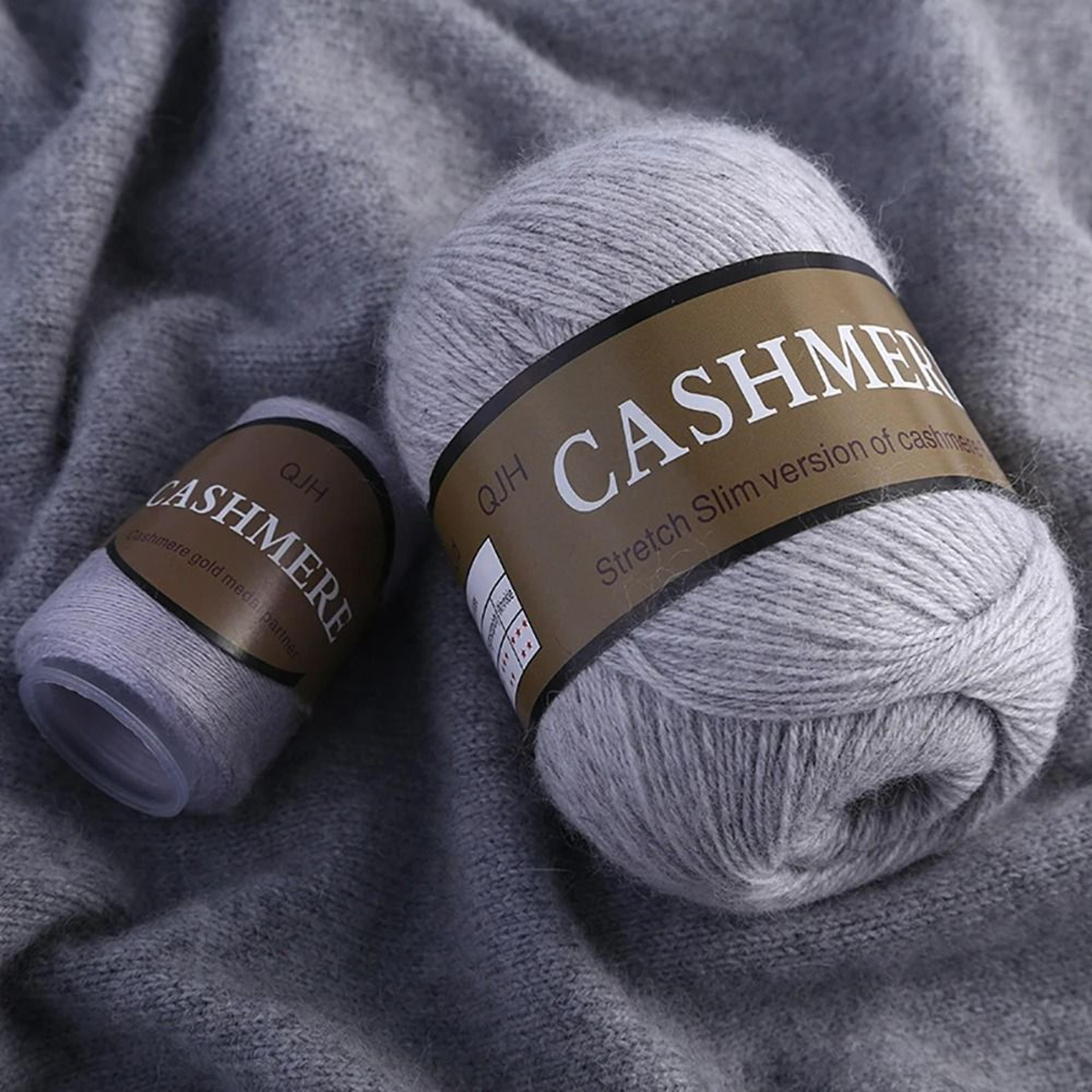 100% pure mongolian cashmere hand-knitting & crochet yarn