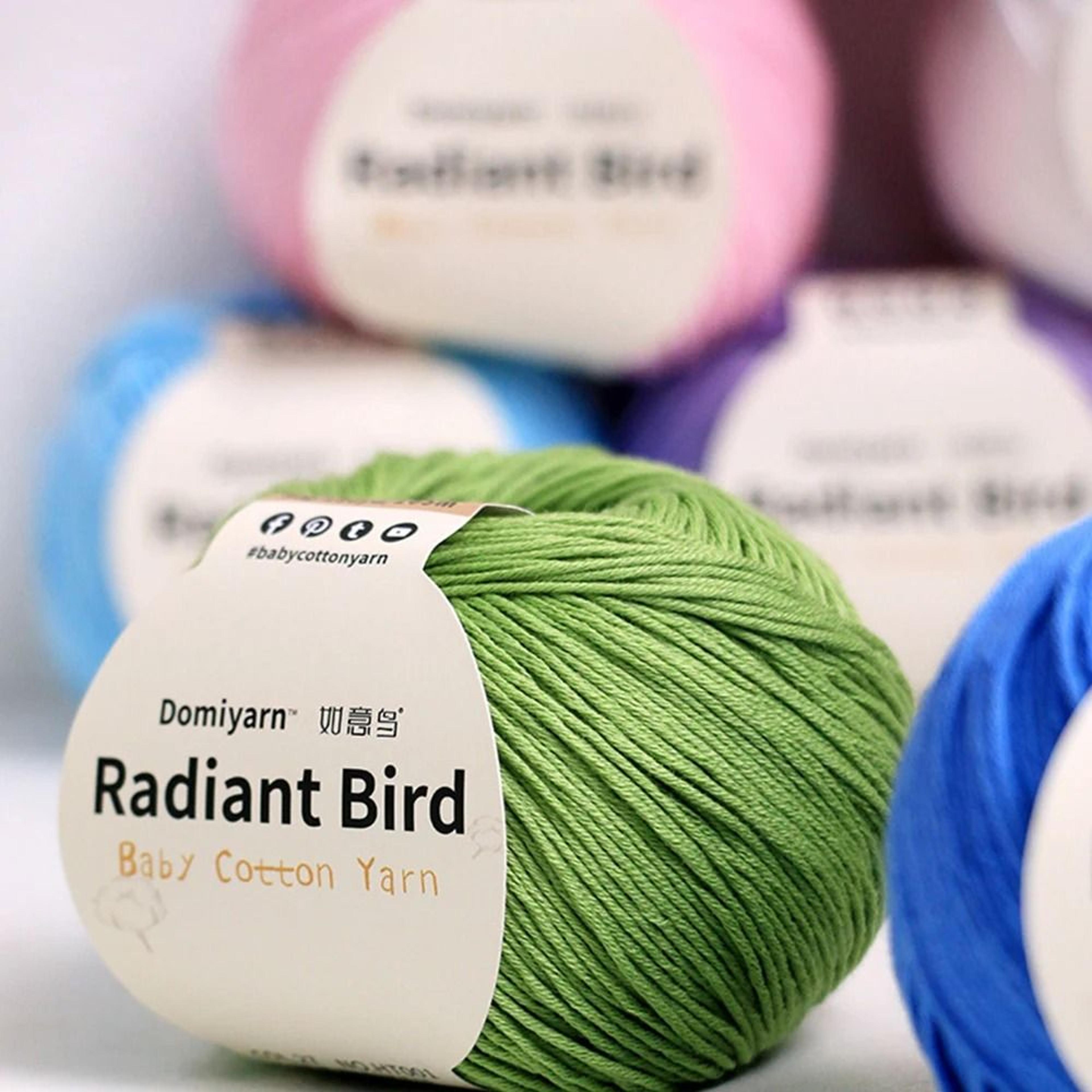 0.11 lb 100% organic pure cotton baby yarn