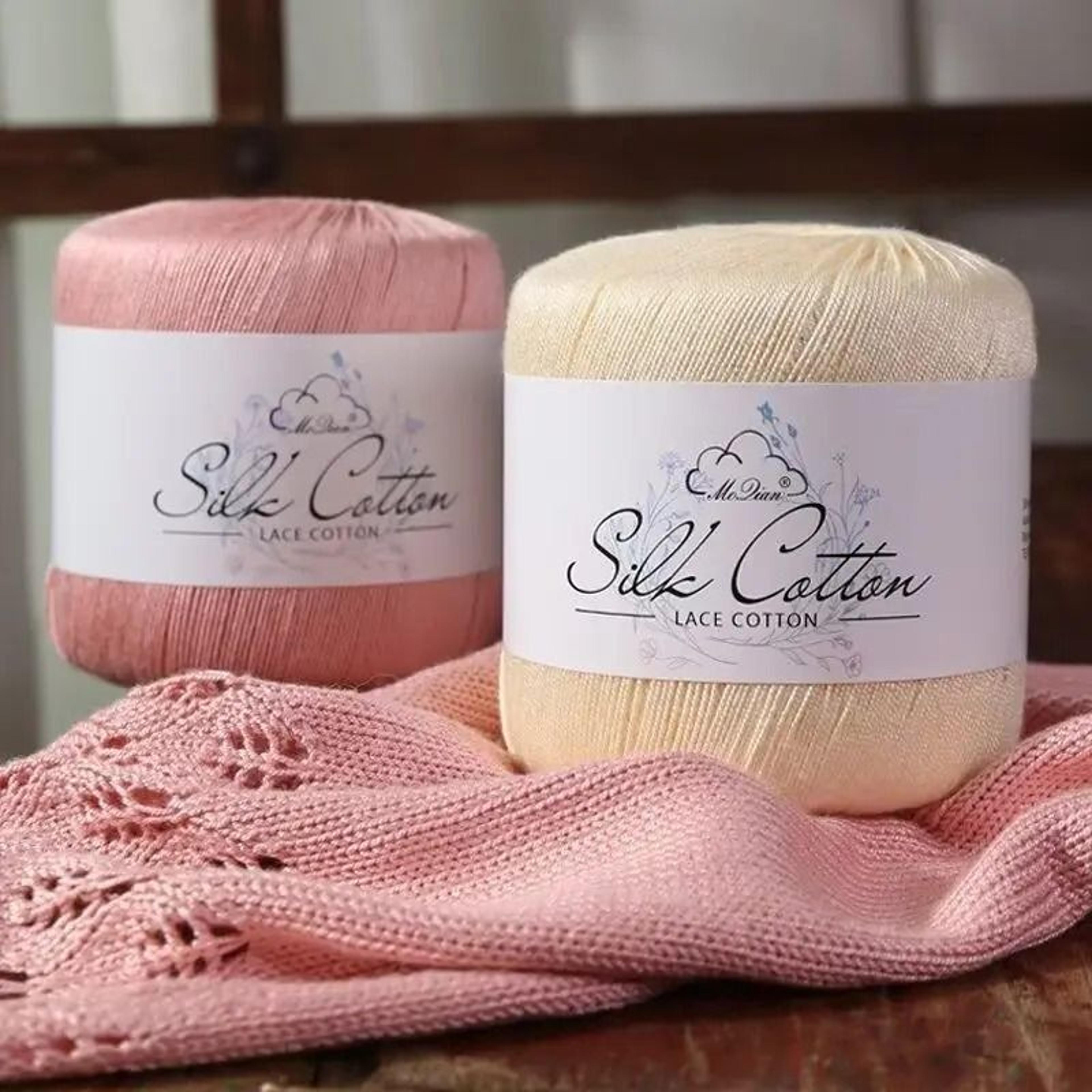 0.11 lb no. 6 silk cotton lace thread