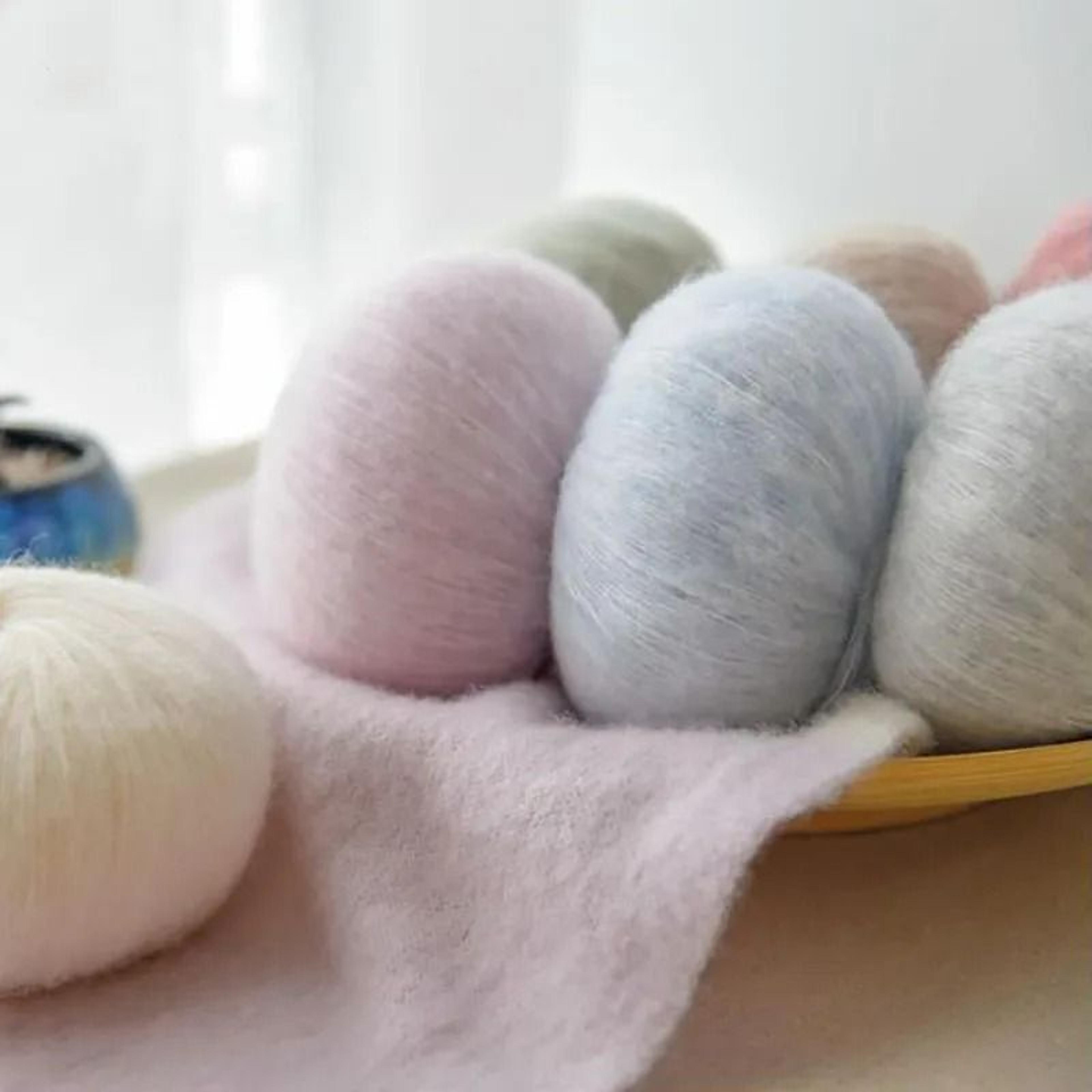0.11 lb super thin soft mohair & angora cashmere yarn