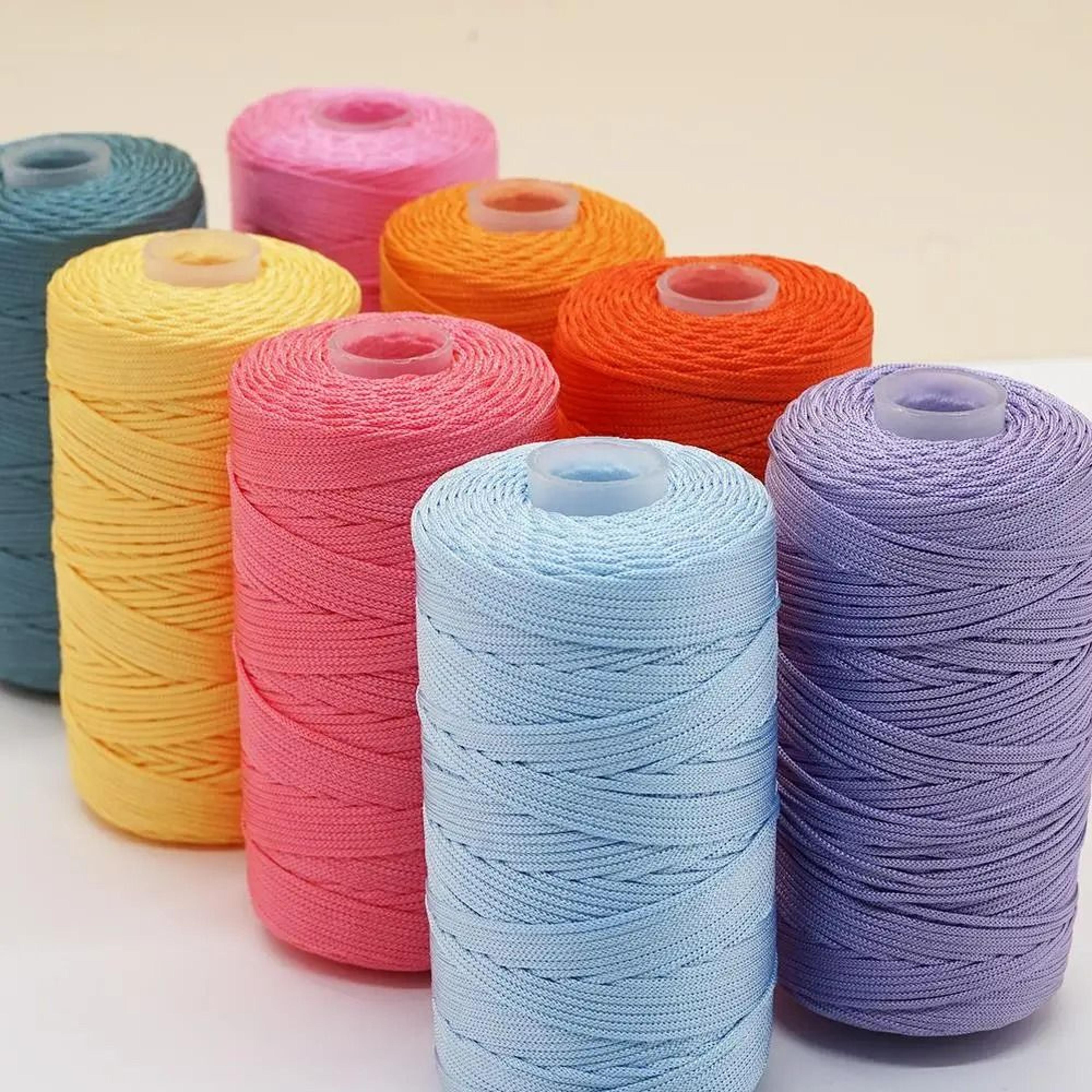 0.22 lb 1.5 mm thin ice nylon silk crochet yarn