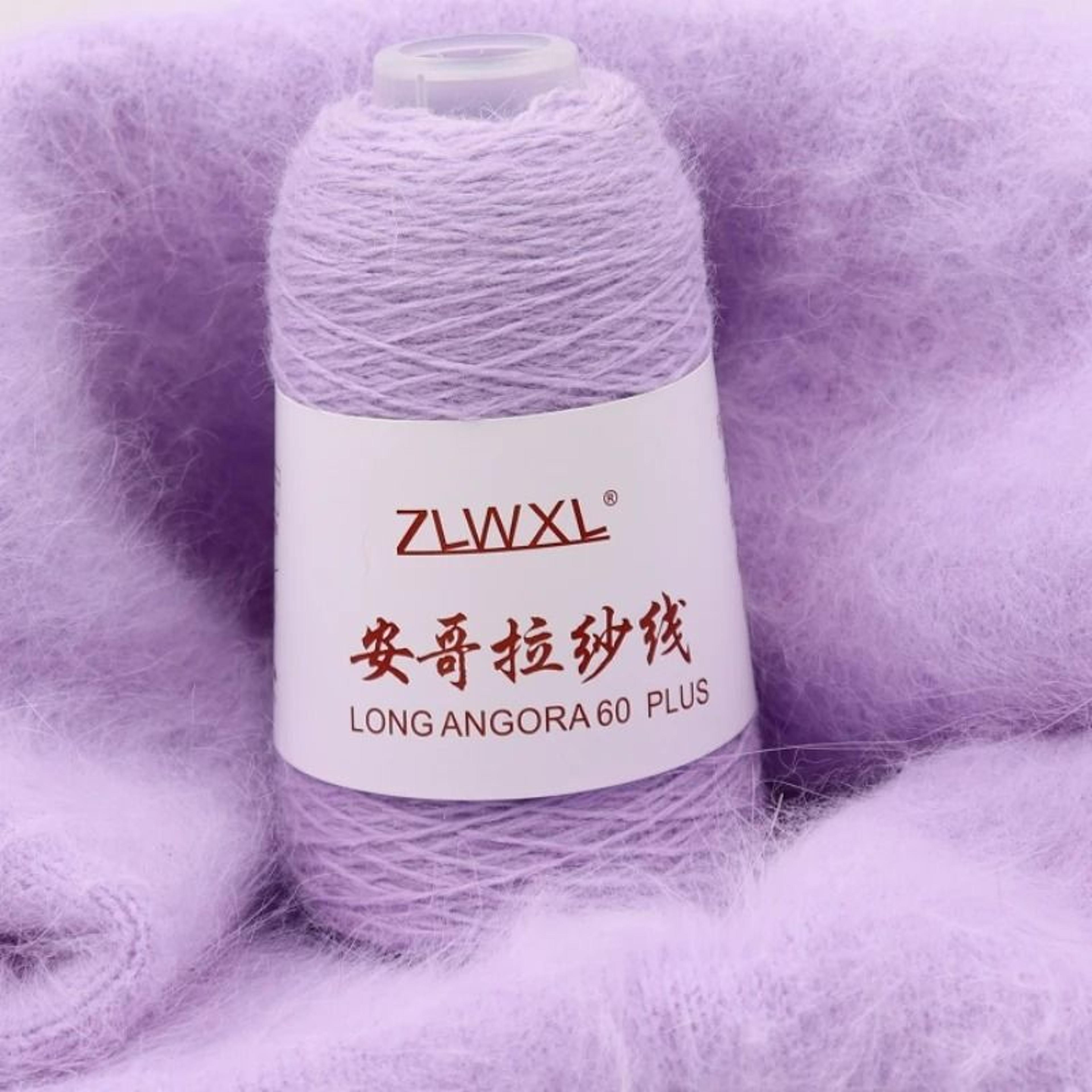 ultra-soft angora plush cashmere yarn for hand knitting