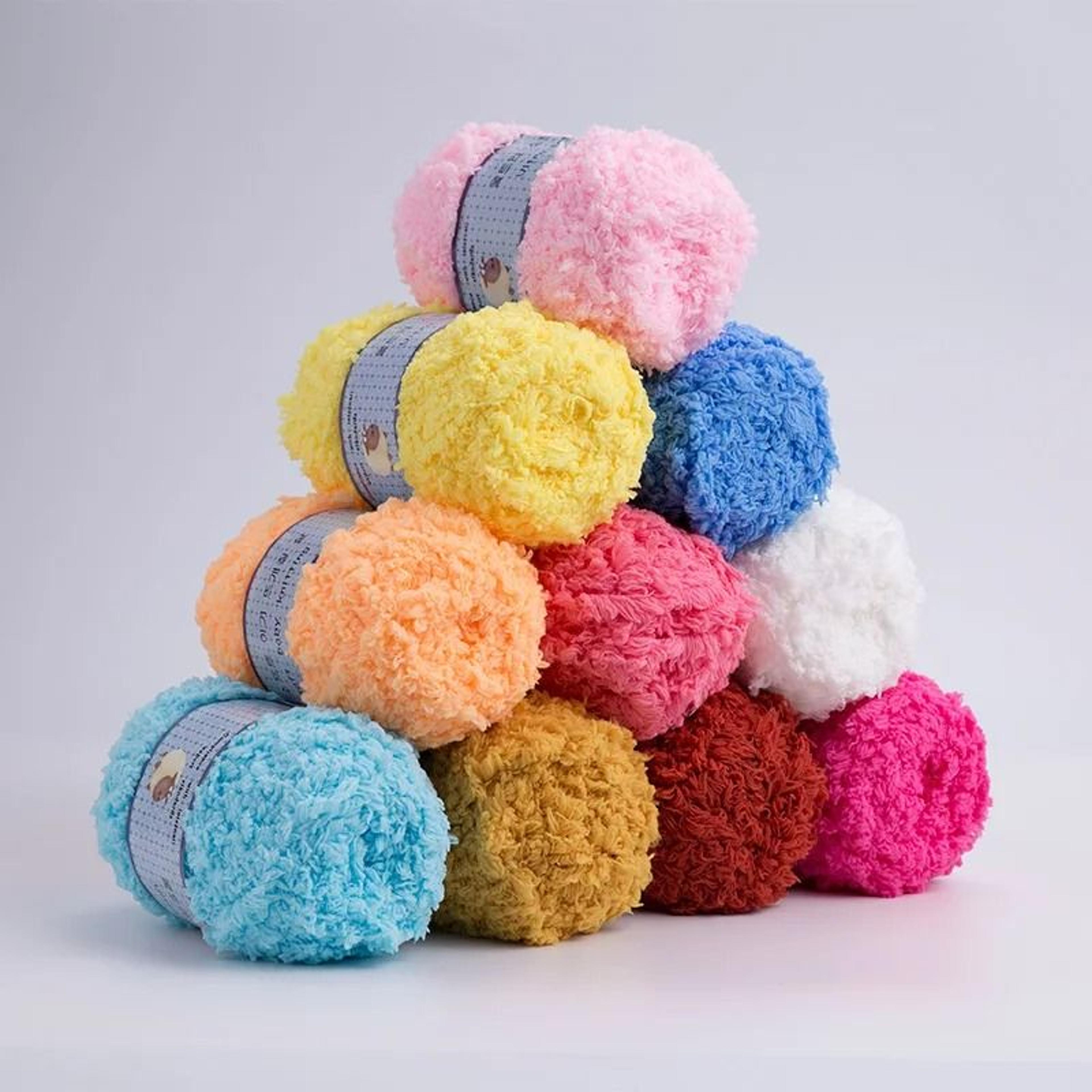 soft velvet knitting yarn for diy sweaters & baby crafts