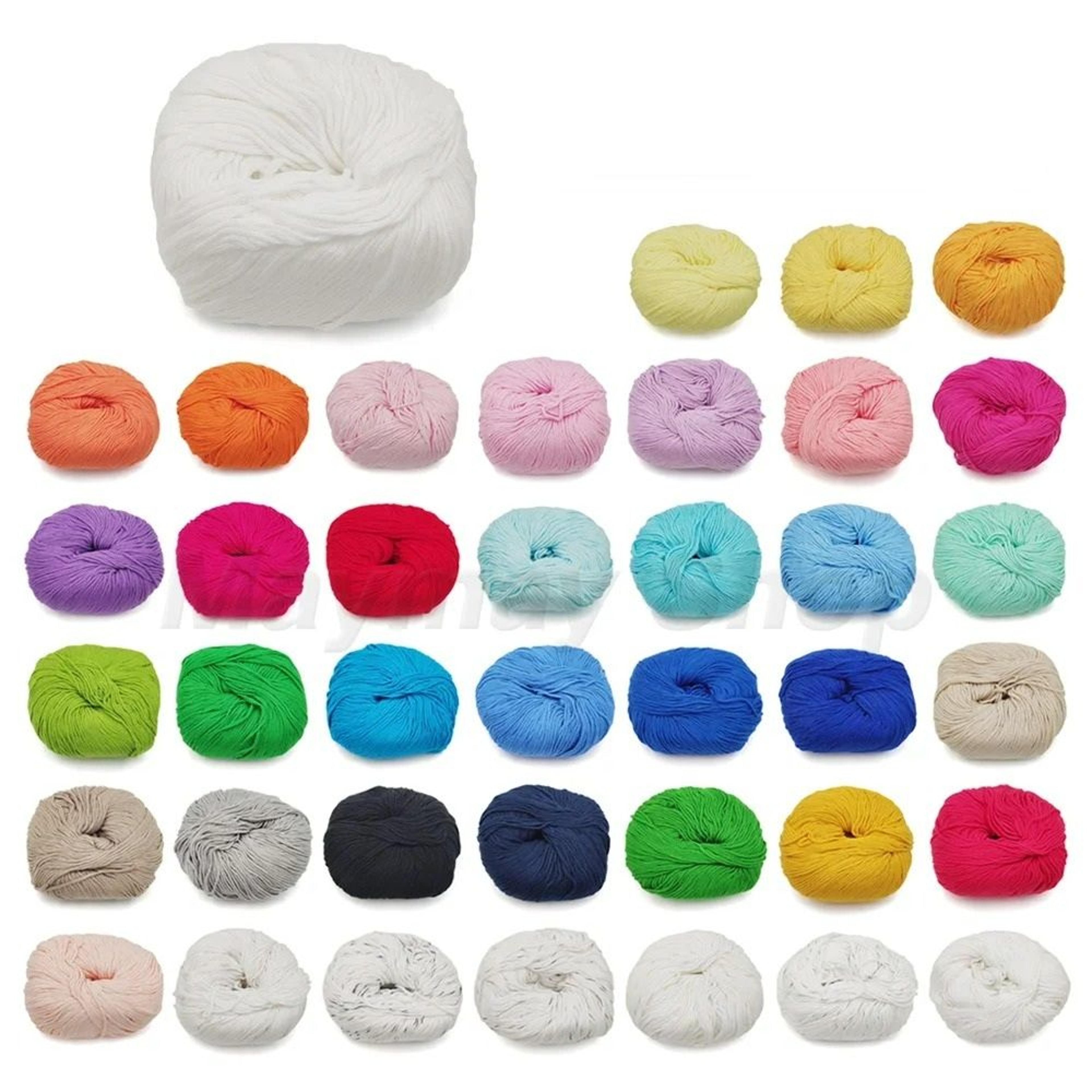 organic cotton crochet yarn for sweaters, hats & handbags