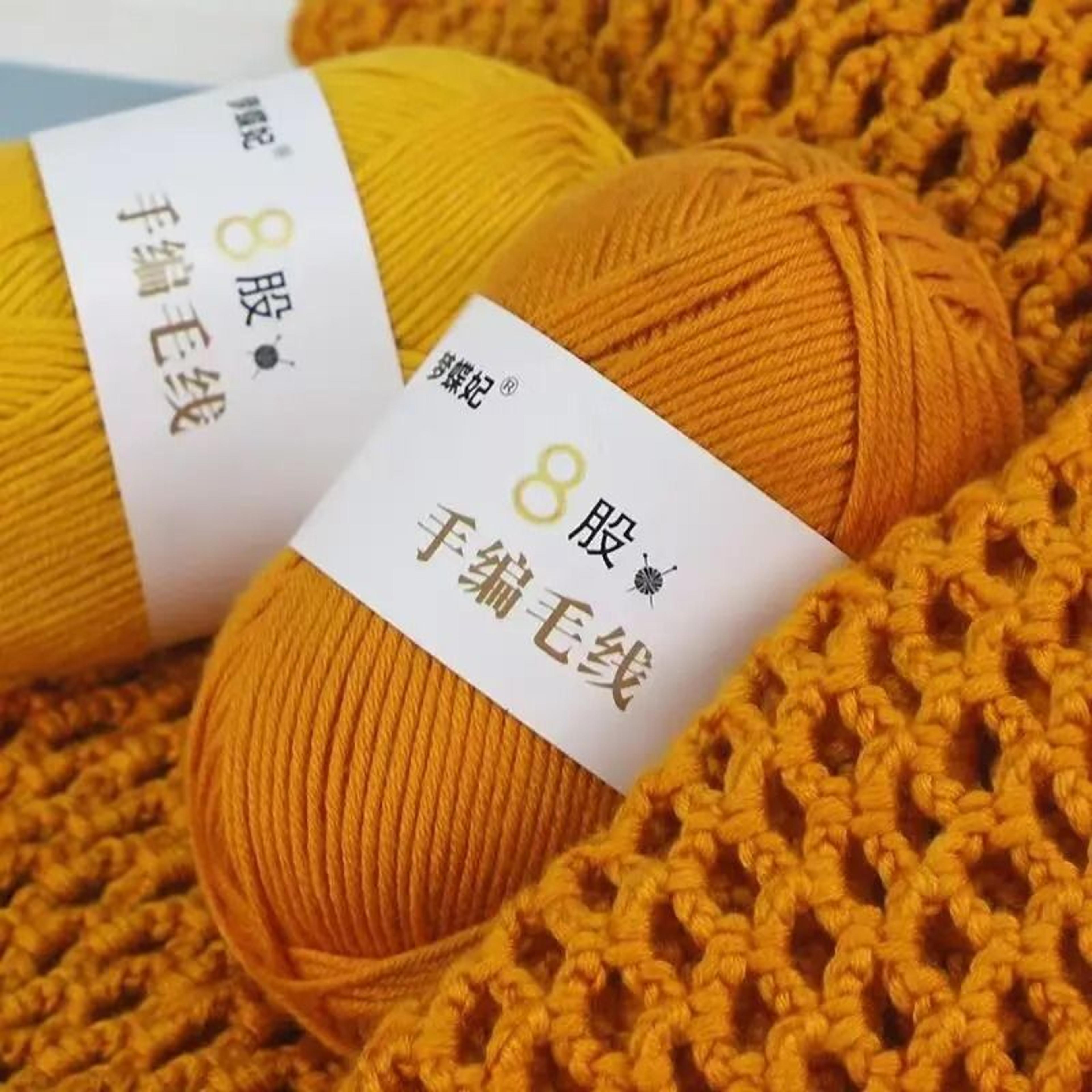8-ply hand knitting yarn for sweaters, scarves, hats & diy crafts